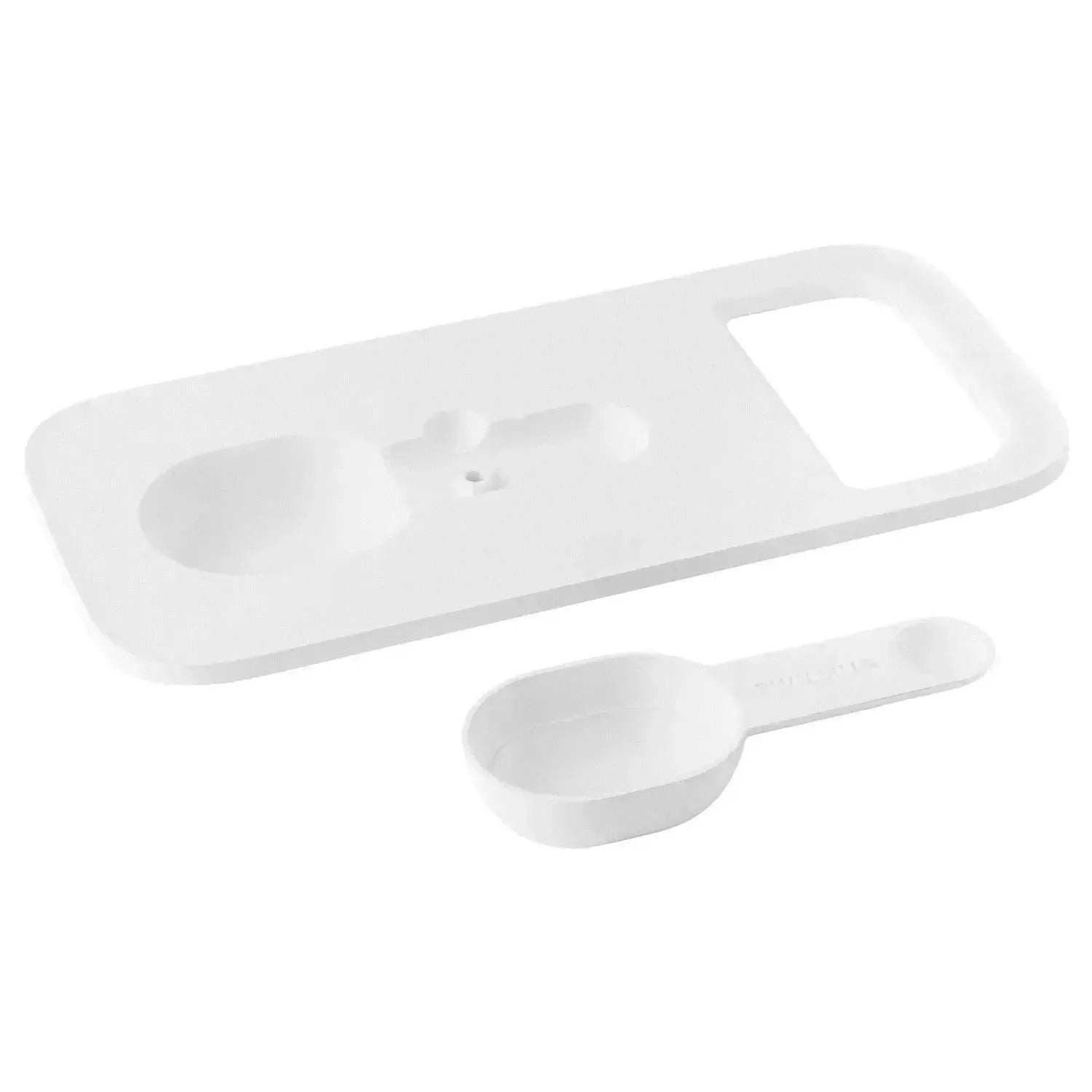 Cube M Einsatz mit Messlöffel, passend zu M,2M,3M in Weiss präsentiert im Onlineshop von KAQTU Design AG. Aufbewahrungsbehälter ist von Zwilling
