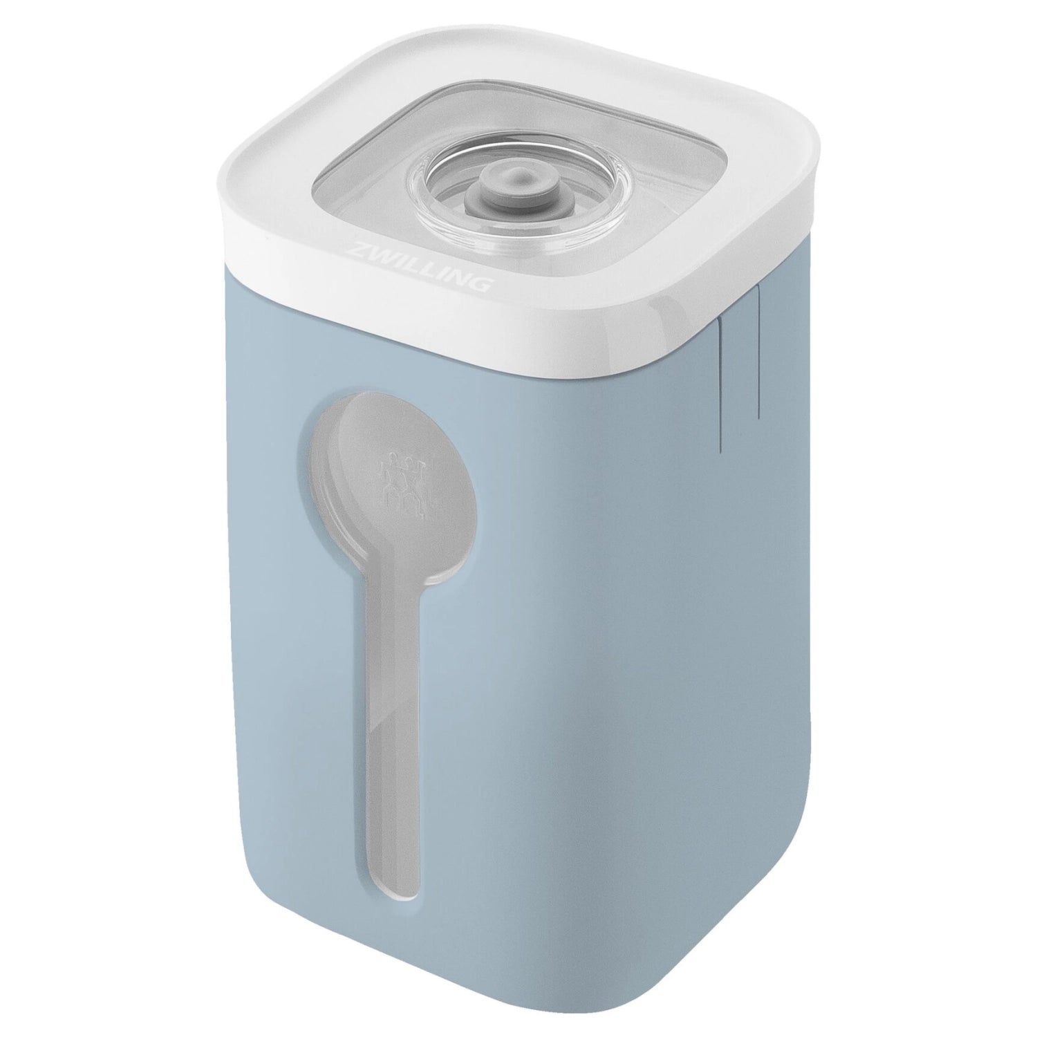 Stylisches, blaues Cube Cover 2S von Zwilling, perfekt für Vakuumboxen. Schützt Ihre Lebensmittel und verlängert deren Haltbarkeit.