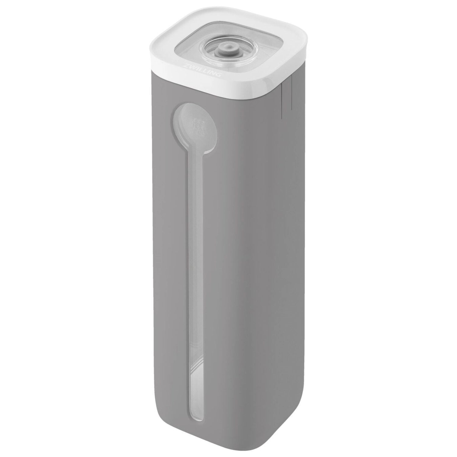 Cube Cover 4S in Grau von Zwilling, eine elegante Vakuumbox für optimale Lebensmittelaufbewahrung und Frischeerhalt.