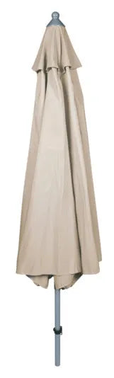 Eleganter SIENA GARDEN Sonnenschirm Pro, ø 300 cm, in natürlichem Design, idealer Schutz vor Sonne für Garten und Terrasse.