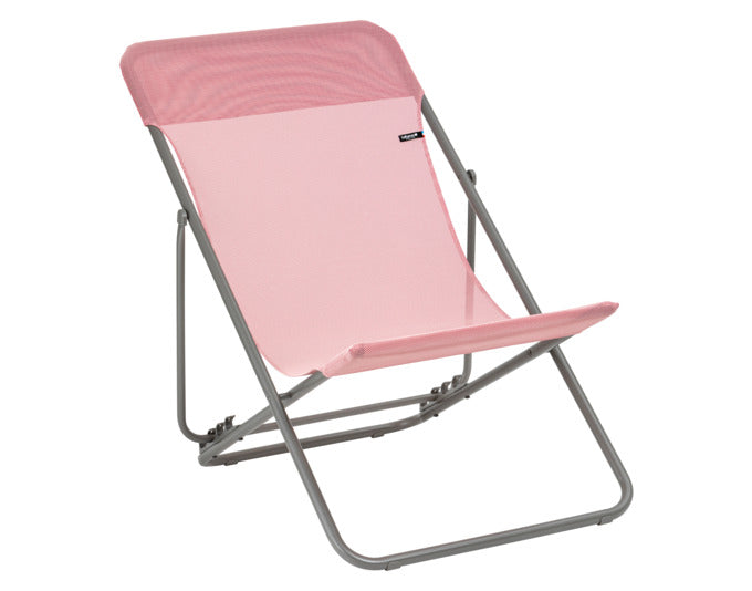 LAFUMA Sessel Maxi Transat cerisier, Gestell titane in  präsentiert im Onlineshop von KAQTU Design AG. Gartenstuhl ist von LAFUMA