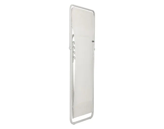 LAFUMA Maxi Transat Sessel in Seigle, klappbar, robustes Gestell, ideal für Entspannung und stilvolles Outdoor-Leben.
