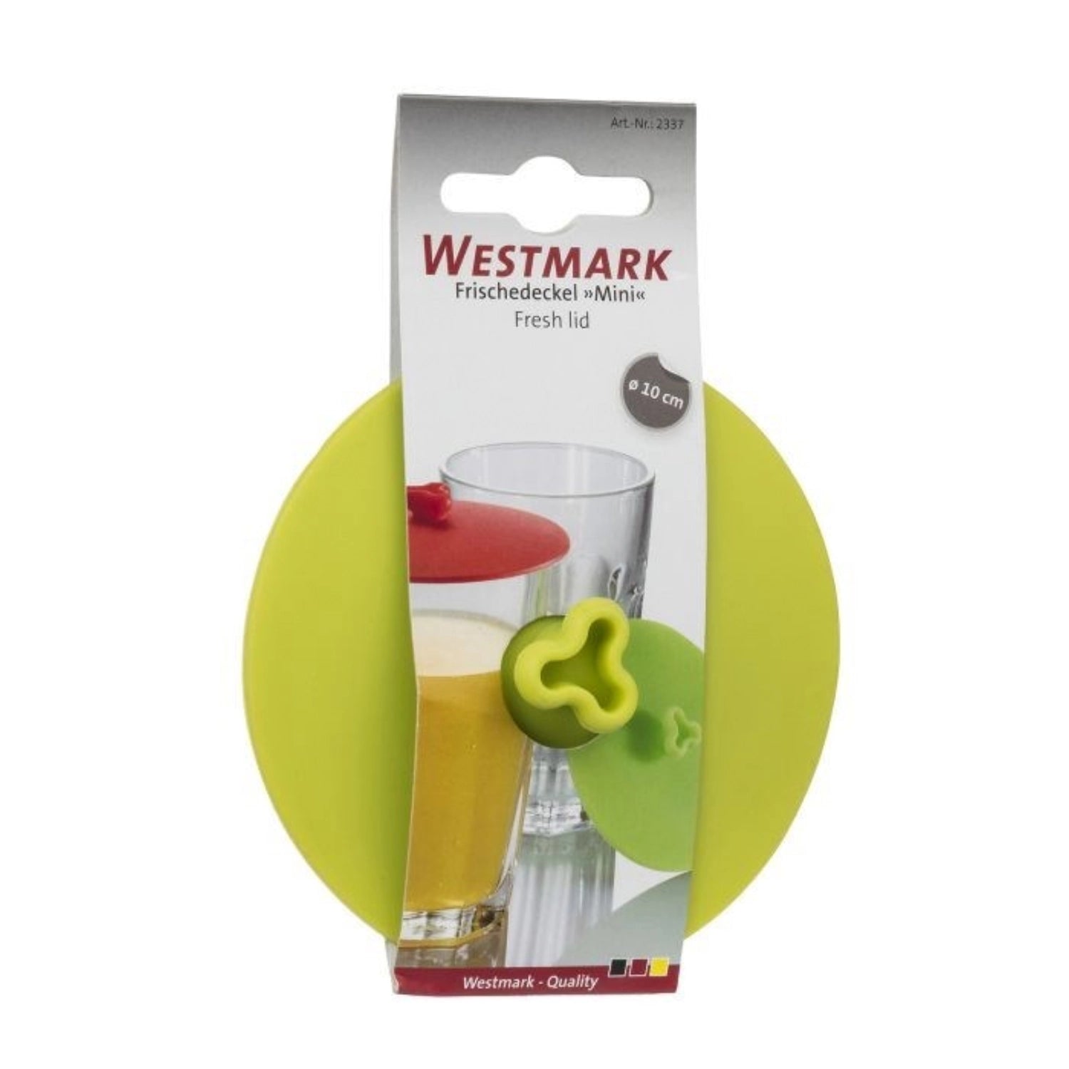 1 Stk. Frischhaltedeckel Mini, gelb-rot-grün assort. D10cm