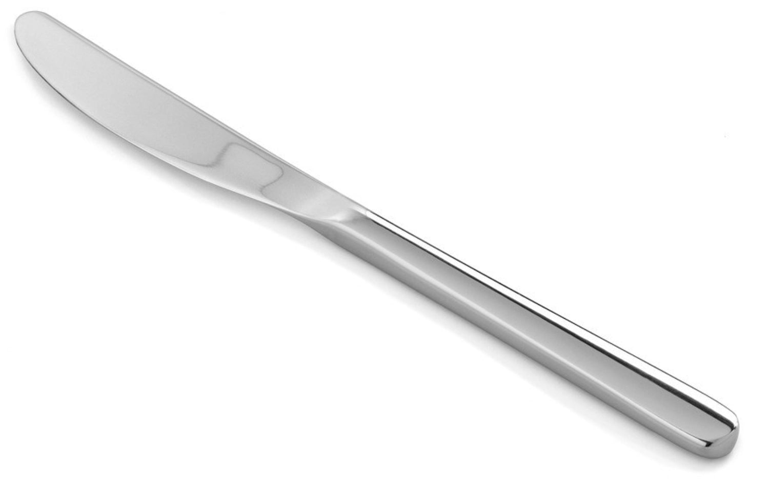 Hochwertiges Buttermesser aus poliertem Edelstahl der Courchevel-Kollektion von Revol, perfekt für feierliche Anlässe und den täglichen Gebrauch.