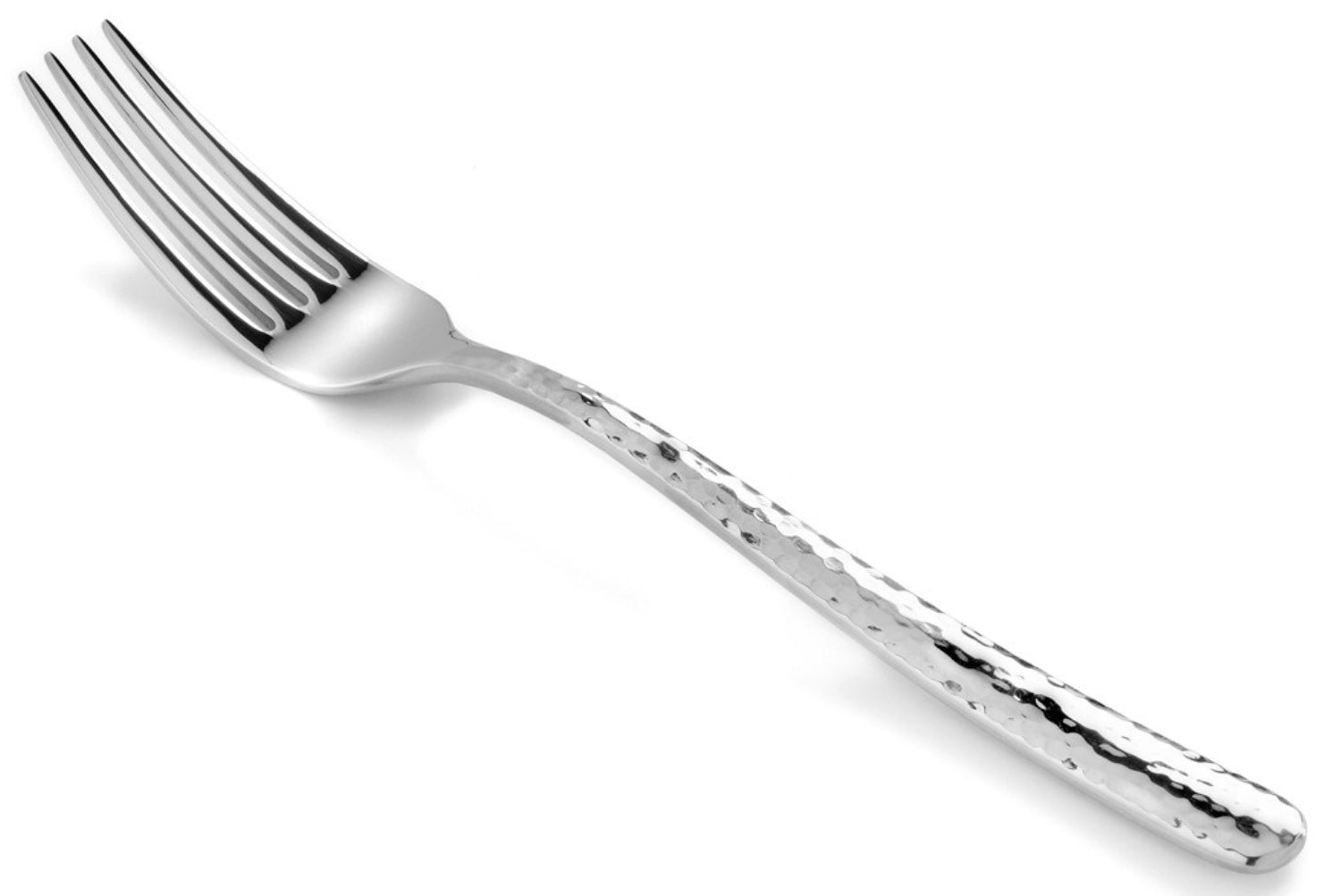 Elegante Courchevel Tafelgabel aus Edelstahl mit gehämmertem Finish, perfekt für stilvolle Tischgedecke und besondere Anlässe.
