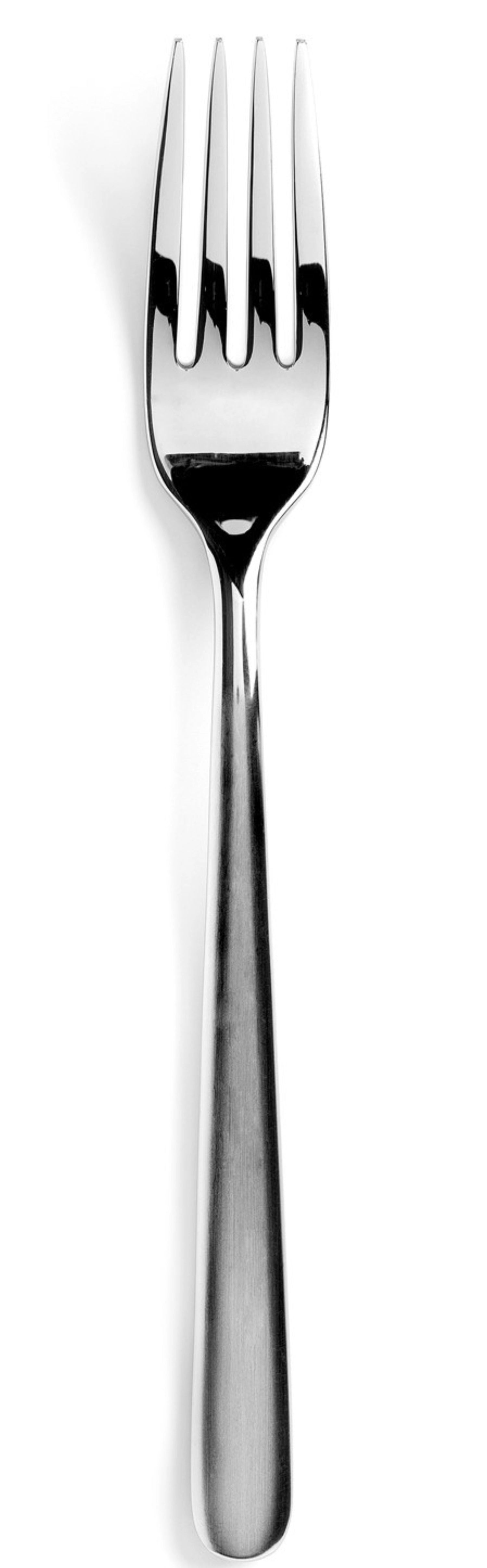 Elegante Courchevel Tafelgabel aus mattiertem Edelstahl von Revol. Langlebig, korrosionsbeständig und stilvoll für jeden Anlass.