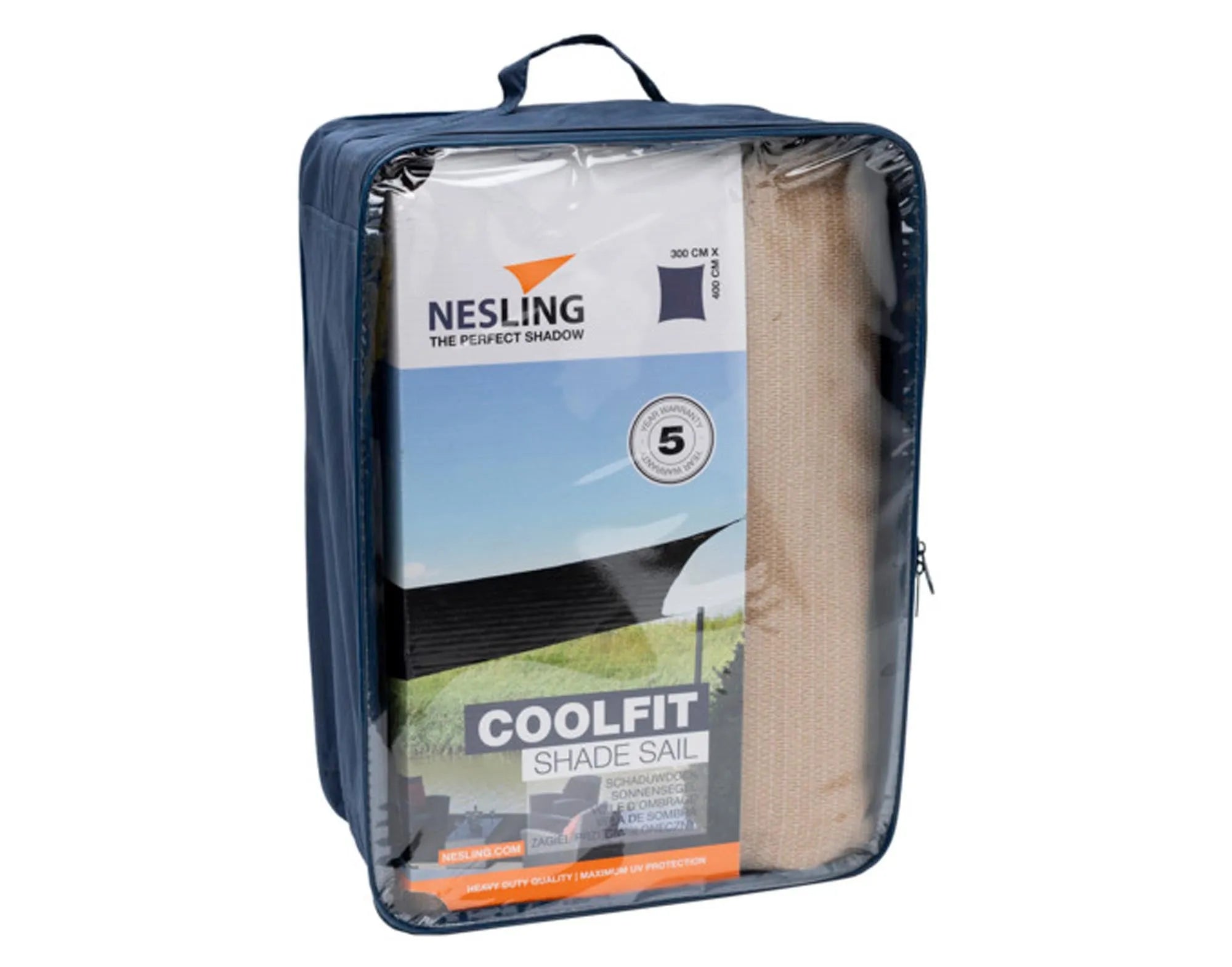 Sonnensegel Coolfit Rectangule von NESLING für optimalen Sonnenschutz.