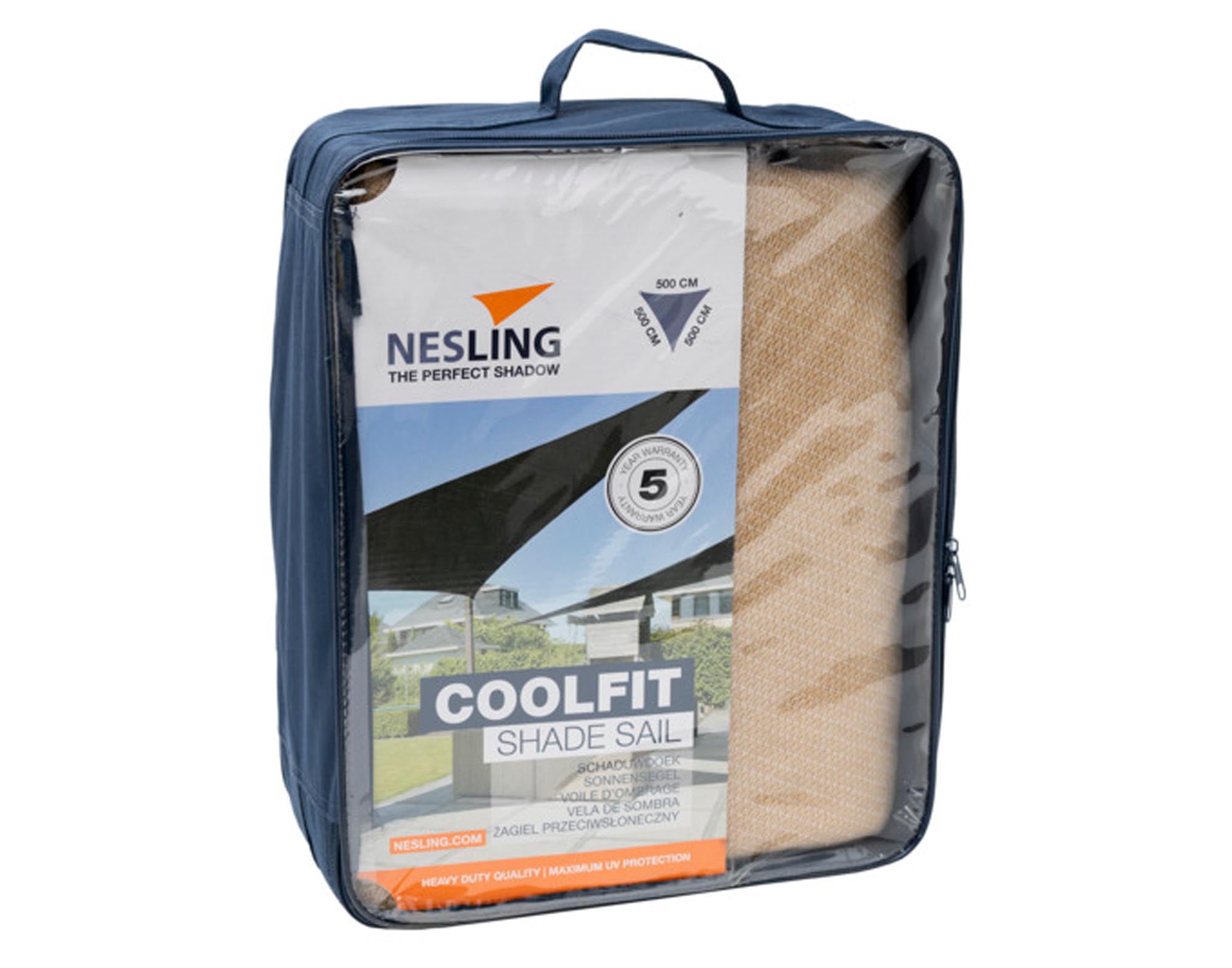NESLING Sonnensegel Coolfit Triangle sand 500x500x500 cm