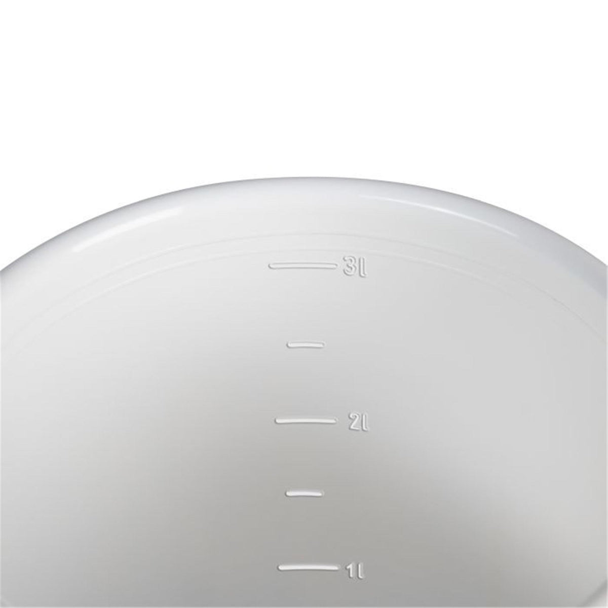 Milch und Vorratseimer Maxi, D17.6cm, H20cm, 3 lt in Weiss präsentiert im Onlineshop von KAQTU Design AG. Aufbewahrungsdose ist von Westmark