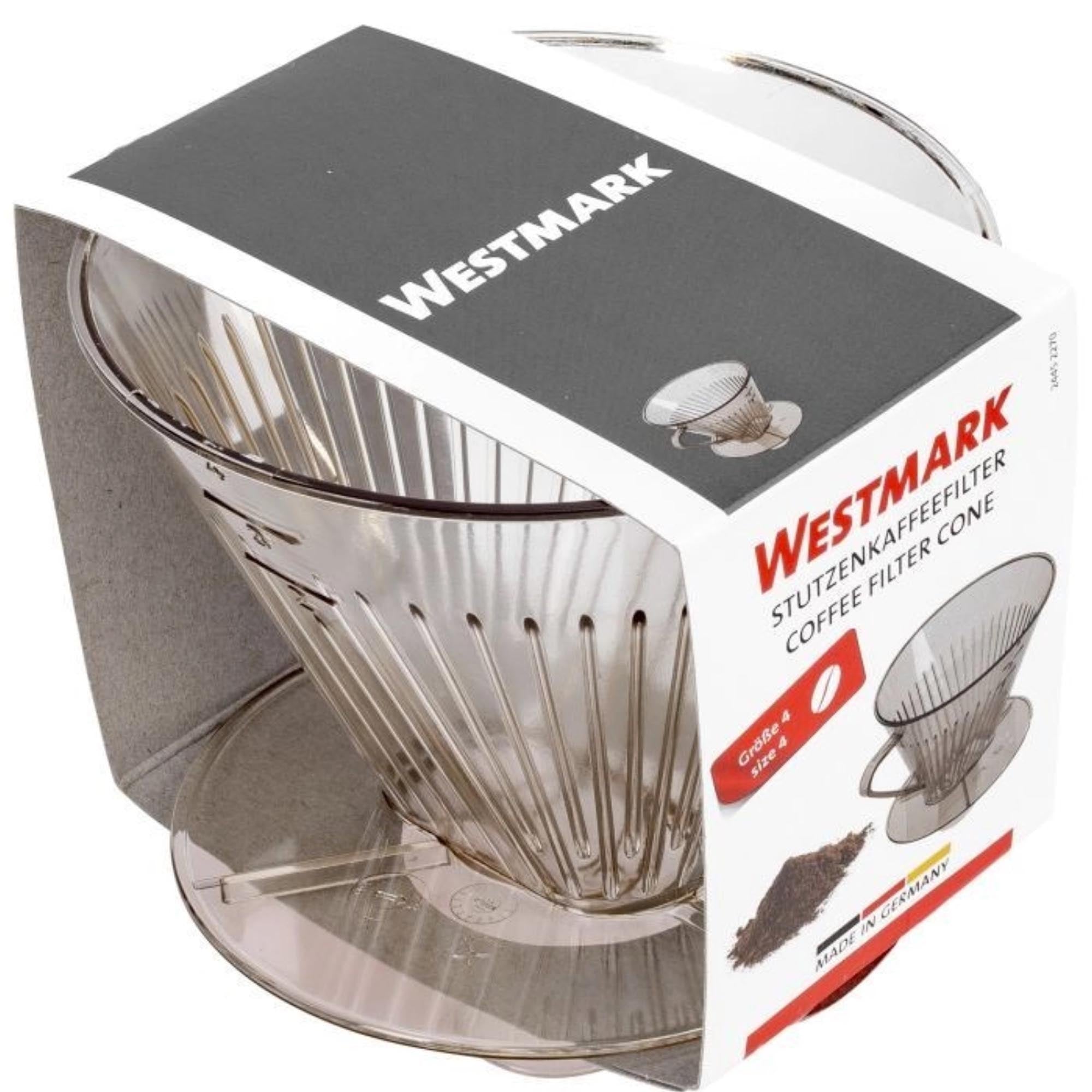 Hochwertiger Stutzen-Kaffeefilter von Westmark, 16x13.5x13.5cm, für köstlichen Kaffee, langlebig und benutzerfreundlich.