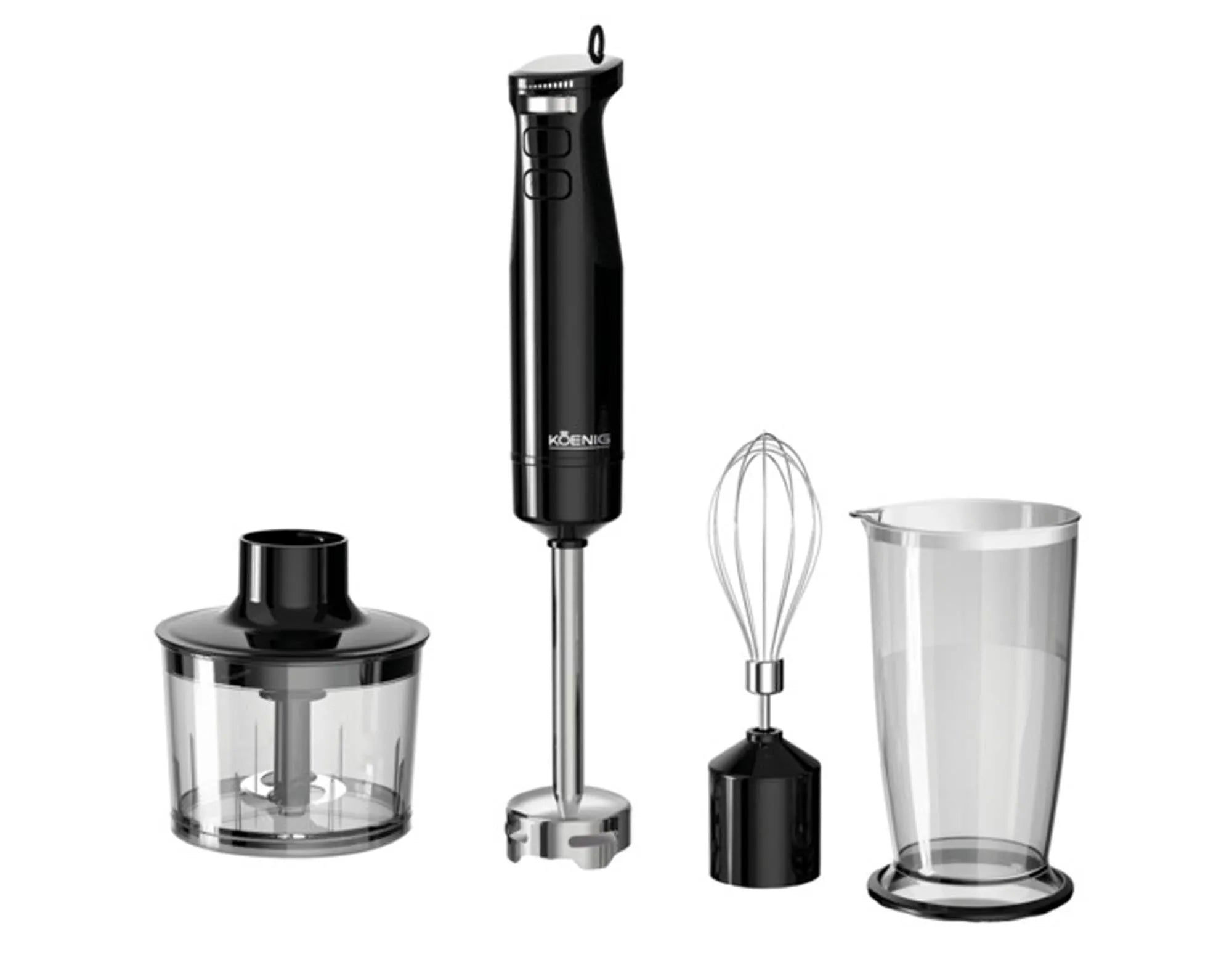 Stabmixer Set Black Line in  präsentiert im Onlineshop von KAQTU Design AG. Küchengerät ist von KOENIG