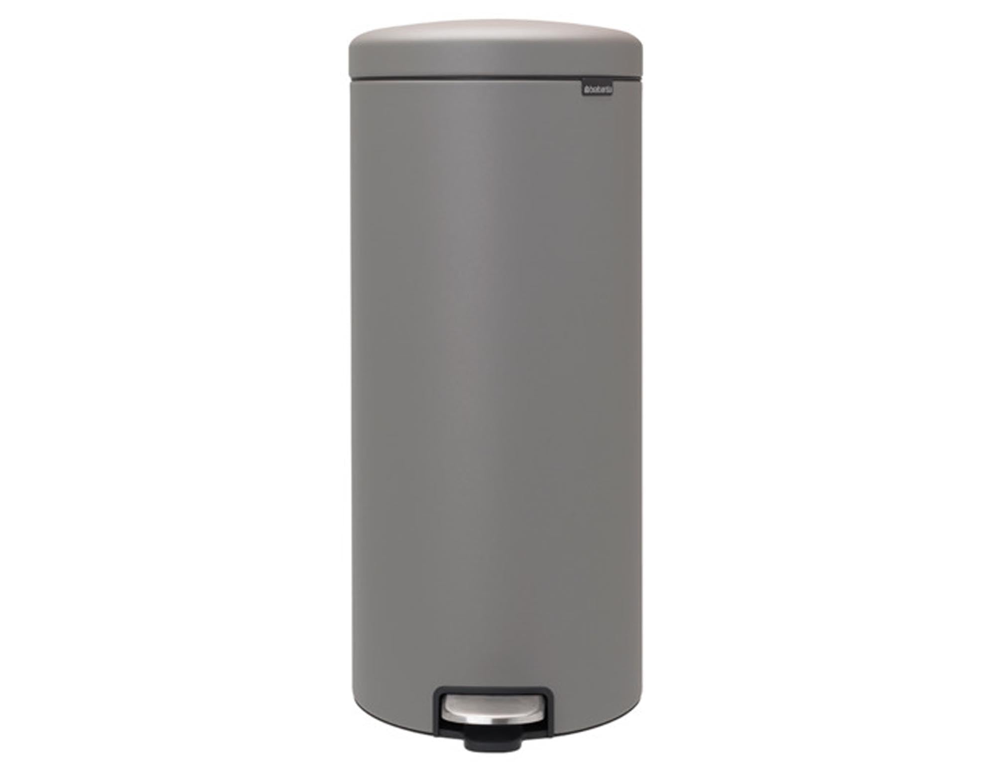 BRABANTIA Treteimer NewIcon mineral concret grey 30 l in Concret grey präsentiert im Onlineshop von KAQTU Design AG. Mülleimer ist von BRABANTIA