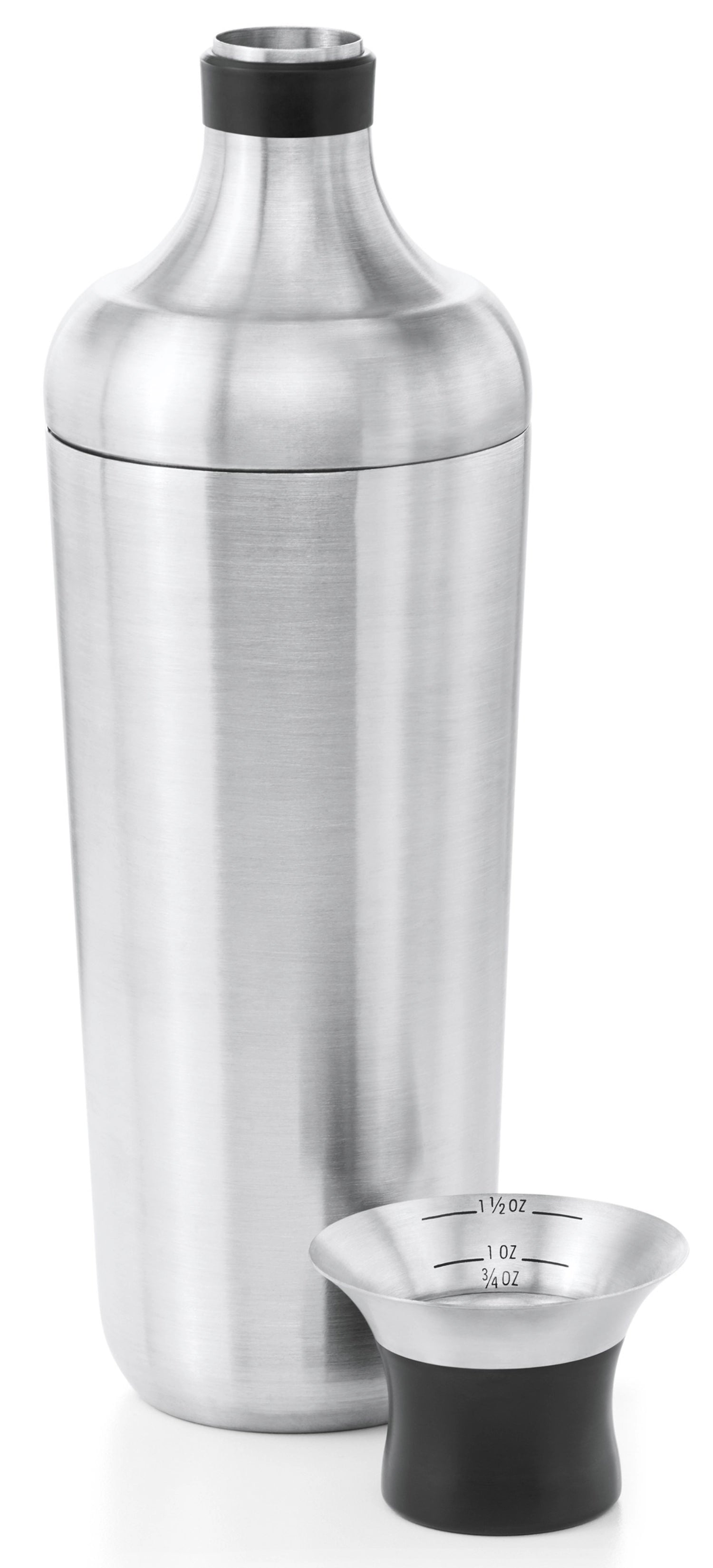 Eleganter einwandiger Cocktailshaker aus Edelstahl von OXO, ideal für stilvolles Mixen von Cocktails.