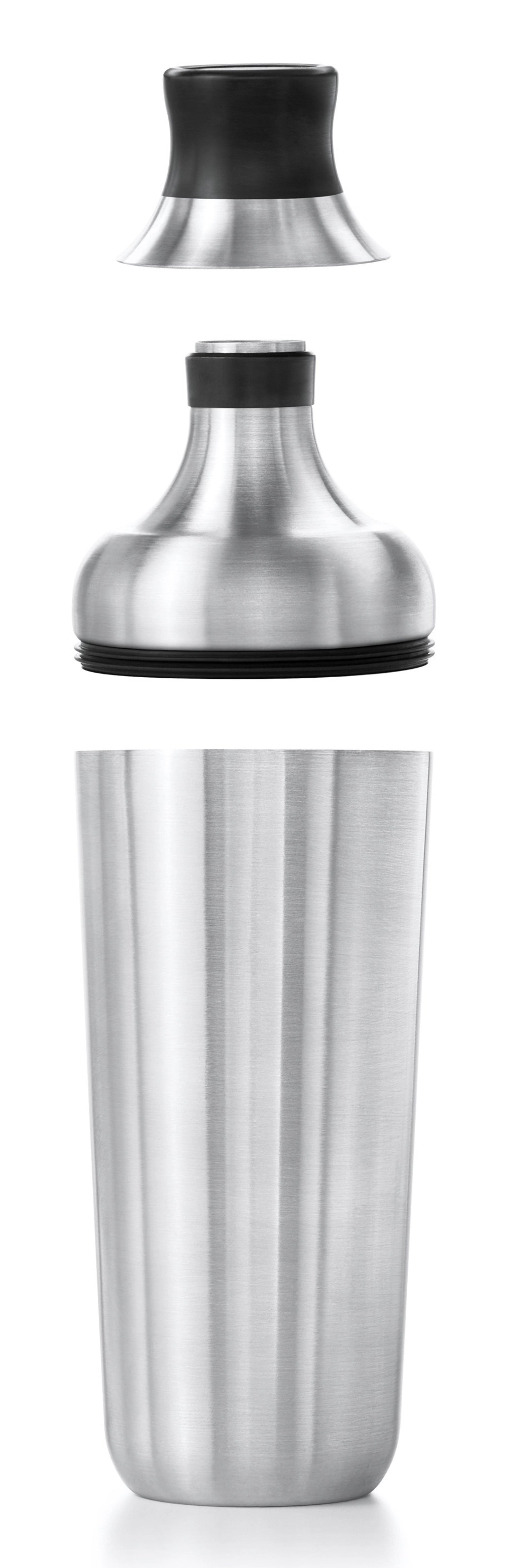 Moderner Edelstahl-Cocktailshaker von OXO, einwandig, perfekt für das Mixen köstlicher Cocktails mit Stil.