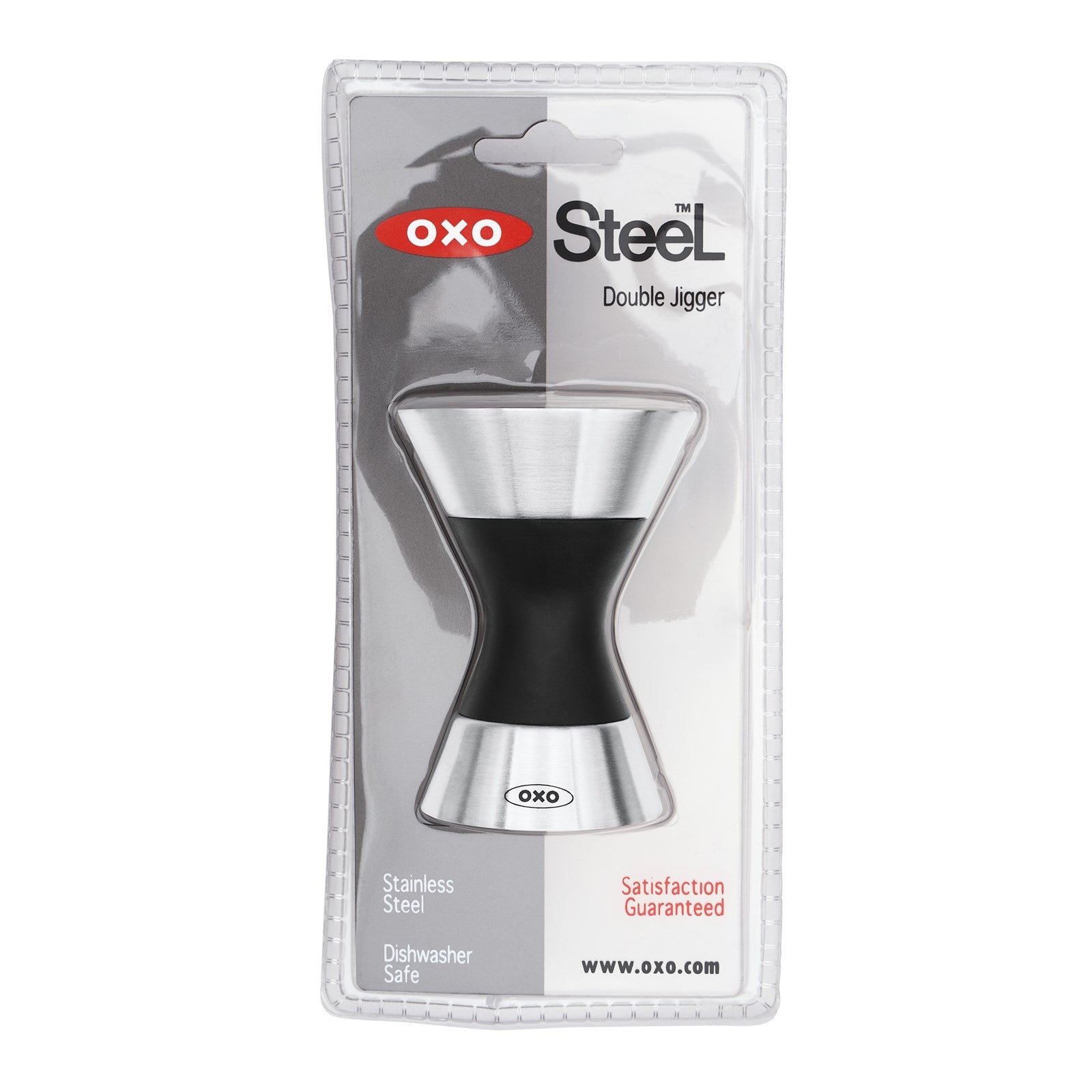 Good Grips Steel DoppeljiGood Gripser in Silber präsentiert im Onlineshop von KAQTU Design AG. Barzubehör ist von OXO