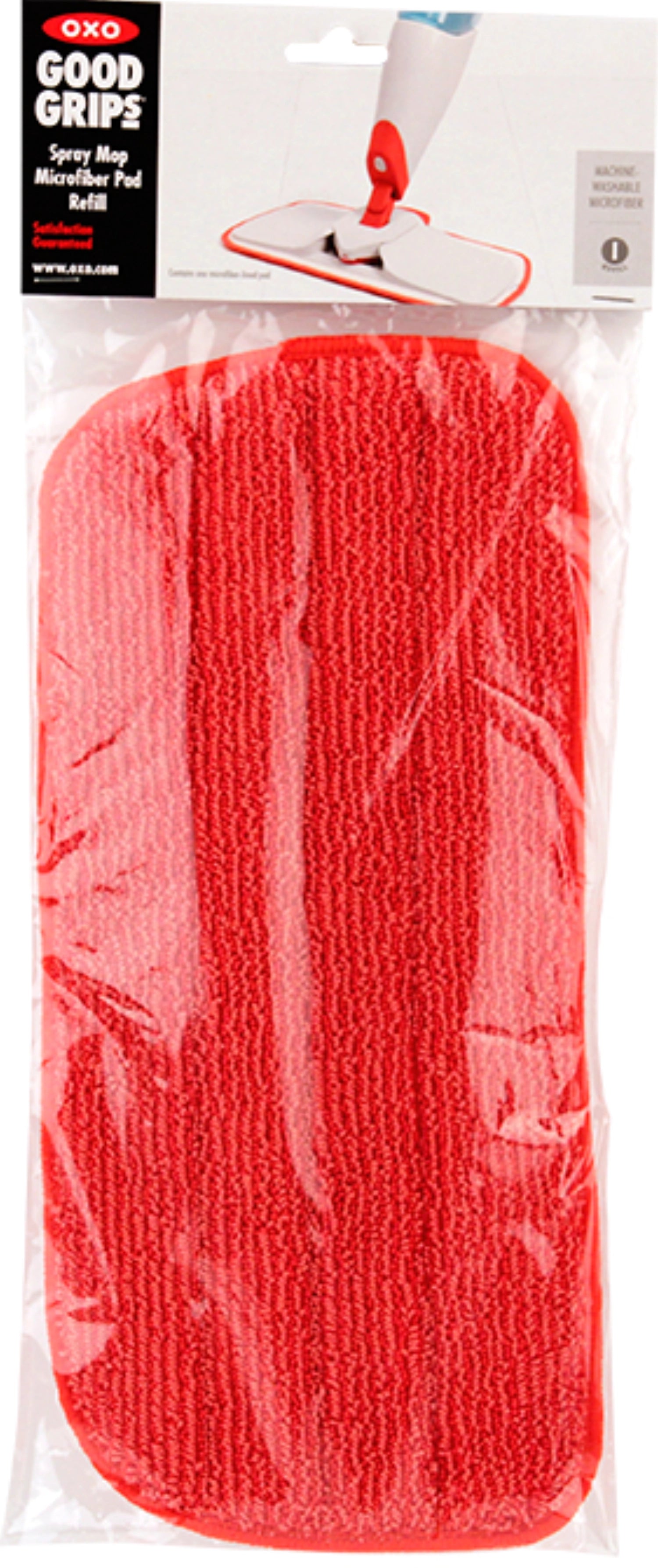 Ersatzwischbezug für den OXO Good Grips Spray Wischmop, ideal für gründliche Reinigung und Pflege von Böden und Oberflächen.