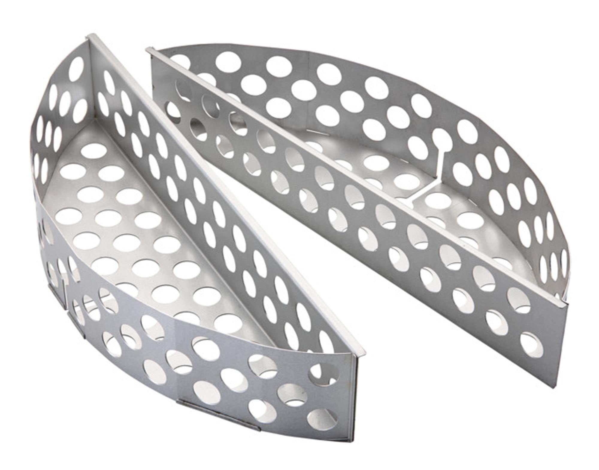Entdecken Sie das RÖSLE Kohlenkorb F60 Inox Set mit 2 robusten Edelstahl-Körben (40,5 cm) für optimale Grill-Ergebnisse und einfache Reinigung.