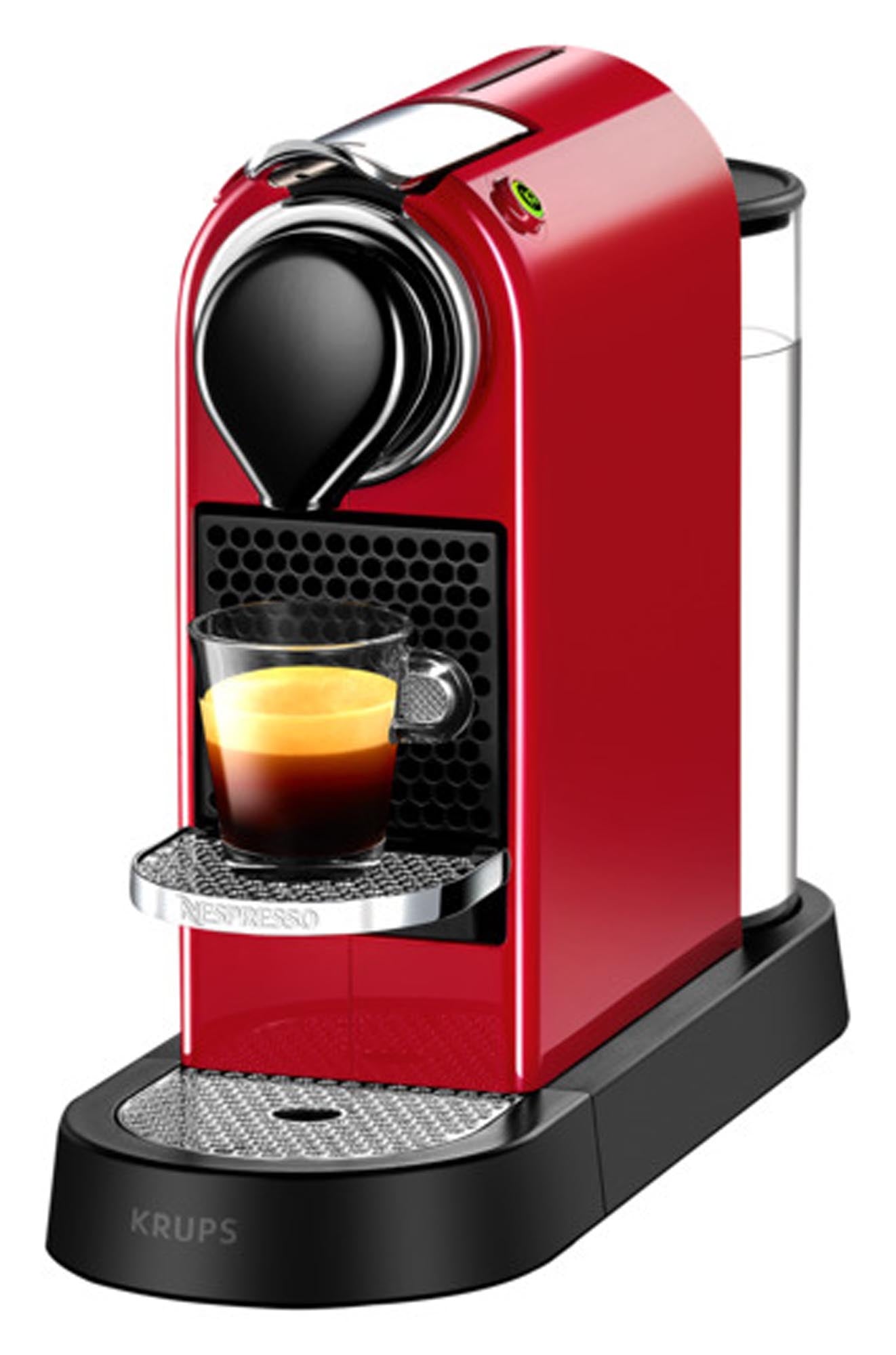 KRUPS Nespresso Kaffeemaschine Citiz red in Red präsentiert im Onlineshop von KAQTU Design AG. Küchengerät ist von KRUPS
