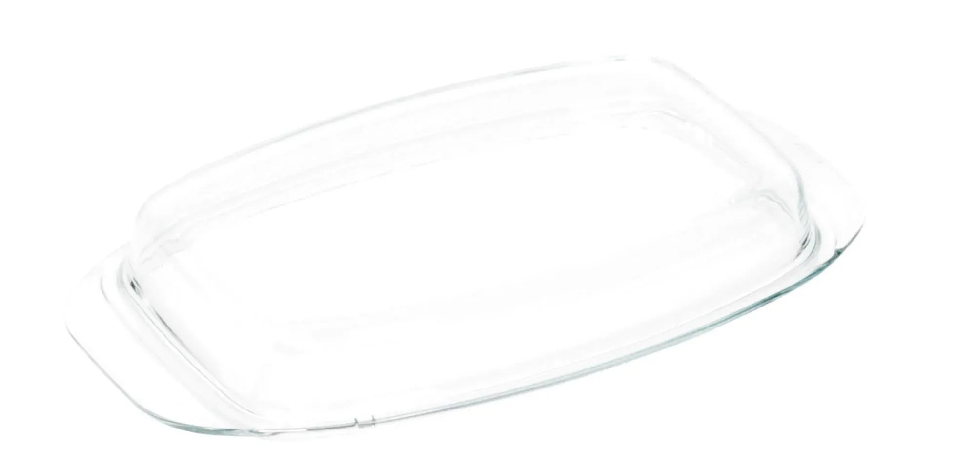 Robuster Glasdeckel 21x33cm von AMT Gastroguss: Perfekte Passform, hitzebeständig, hygienisch, ideal für Bräter. Ästhetik trifft Funktion.