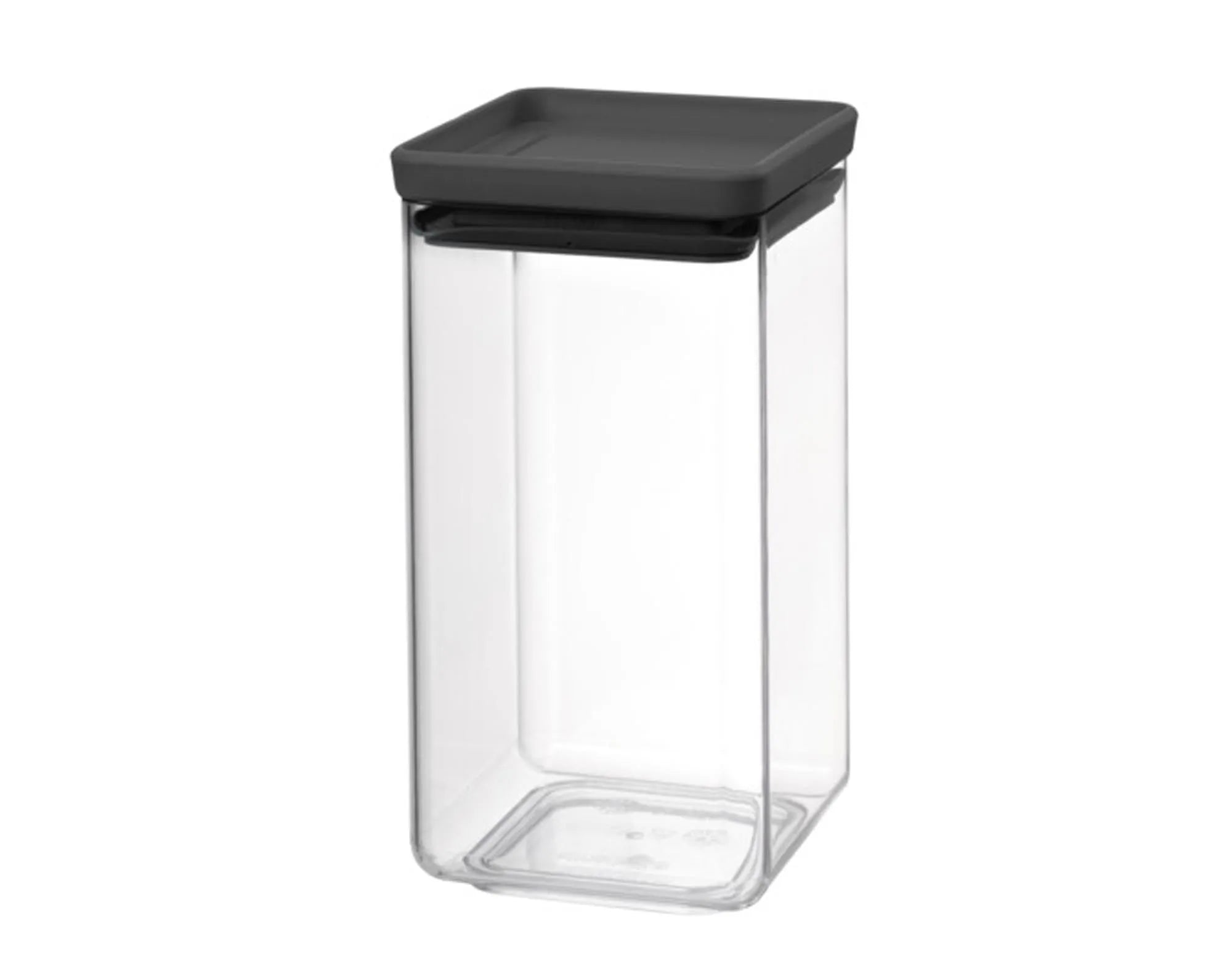 BRABANTIA Vorratsdose Tasty+ dark grey 1.6 l in  präsentiert im Onlineshop von KAQTU Design AG. Aufbewahrungsdose ist von BRABANTIA