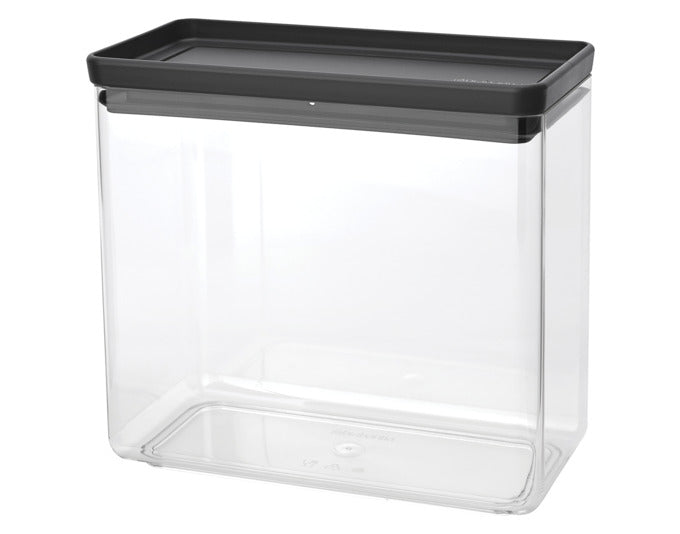 BRABANTIA Vorratsdose Tasty+ dark grey 3.5 l in  präsentiert im Onlineshop von KAQTU Design AG. Aufbewahrungsbehälter ist von BRABANTIA