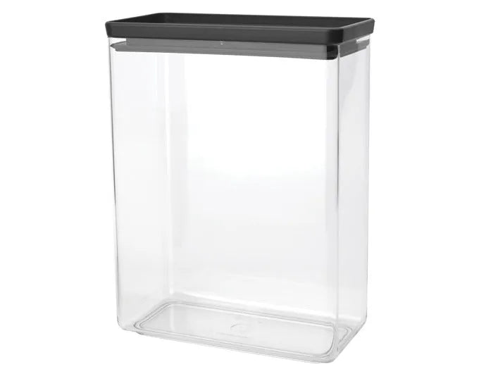 BRABANTIA Vorratsdose Tasty+ dark grey 5.4 l in  präsentiert im Onlineshop von KAQTU Design AG. Aufbewahrungsbehälter ist von BRABANTIA