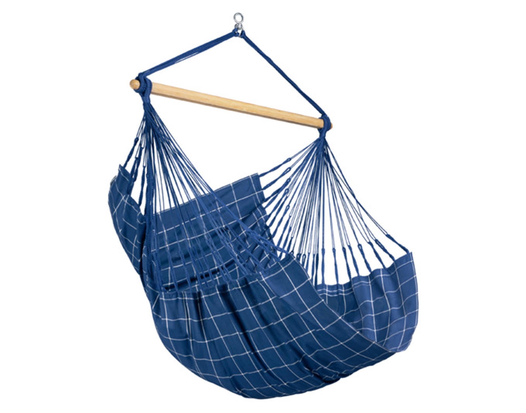 LA SIESTA Hängestuhl Domingo marine 115x180 cm in Marine präsentiert im Onlineshop von KAQTU Design AG. Hängestuhl ist von LA SIESTA