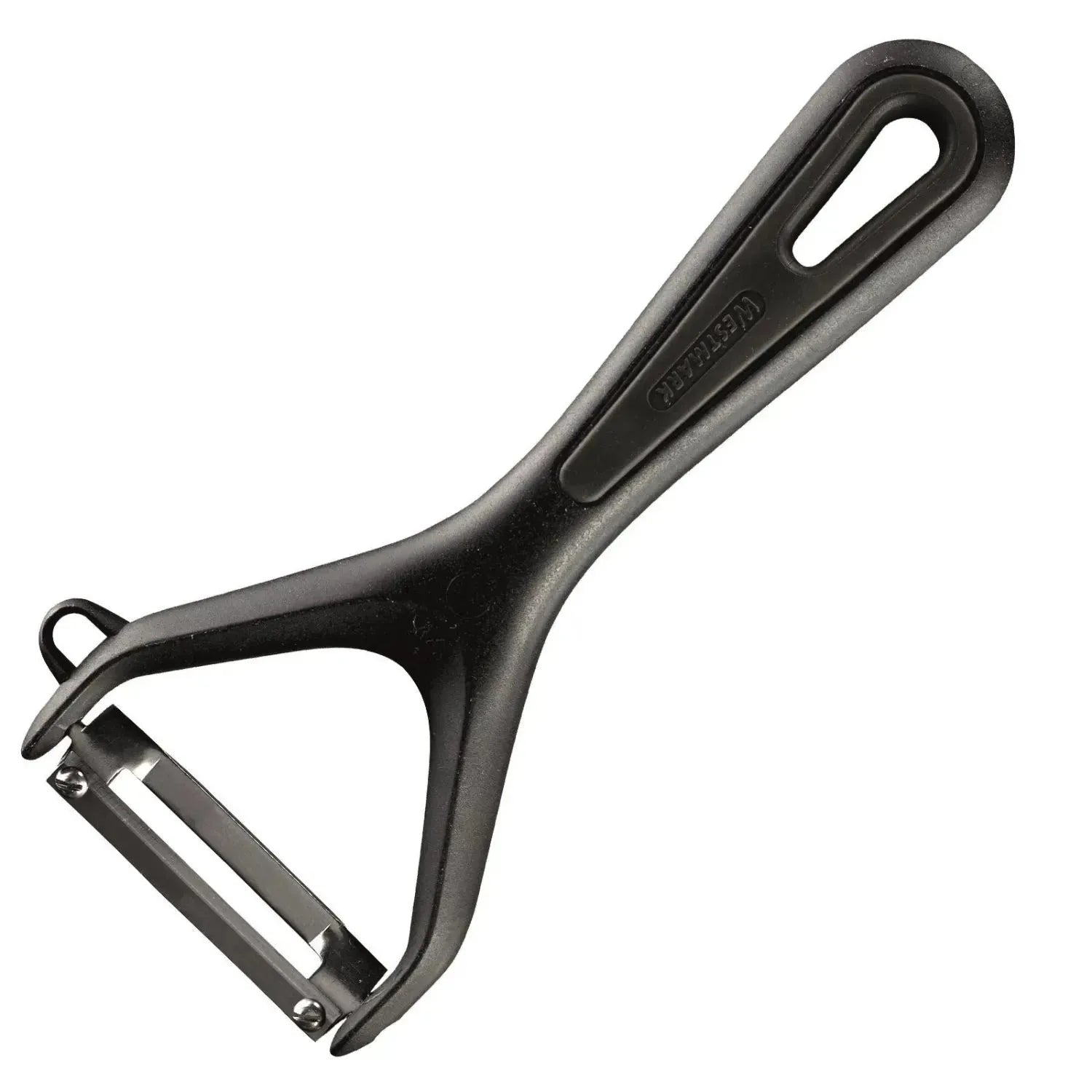 Gemüse-, Spargelschäler Gentle, 15x6.9x1.8cm, lose in Schwarz präsentiert im Onlineshop von KAQTU Design AG. Küchenhelfer ist von Westmark