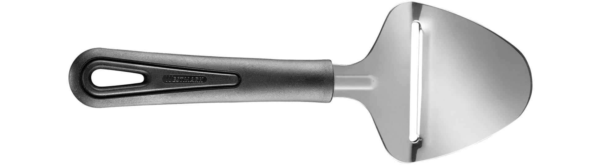 Käsehobel Gentle, 21x7.4x3.3cm in Silber präsentiert im Onlineshop von KAQTU Design AG. Käsezubehör ist von Westmark