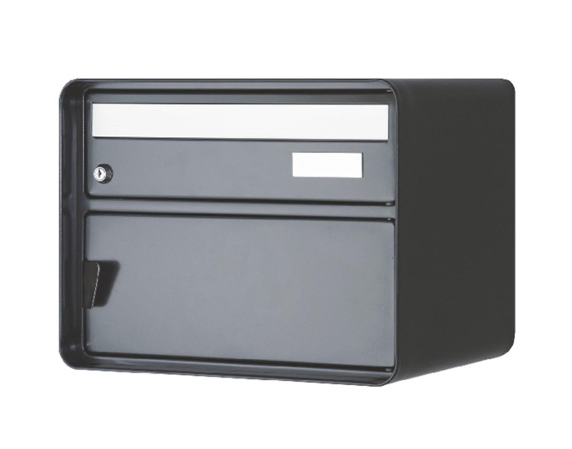 HUBER AG Briefkasten Lugano 400x310x310 mm anthrazit metallic in anthrazit metallic präsentiert im Onlineshop von KAQTU Design AG. Briefkasten ist von HUBER