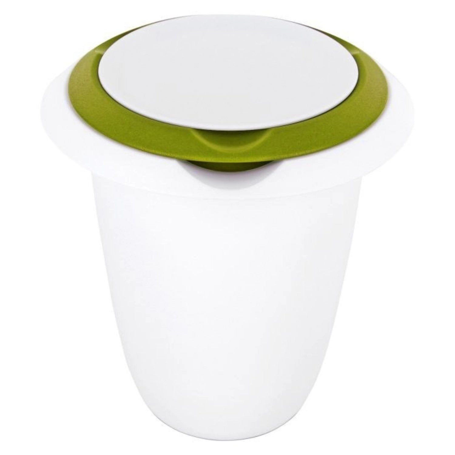 Ligh pot with splash protection, apple green, 17x16x17.5cm, 1 LT