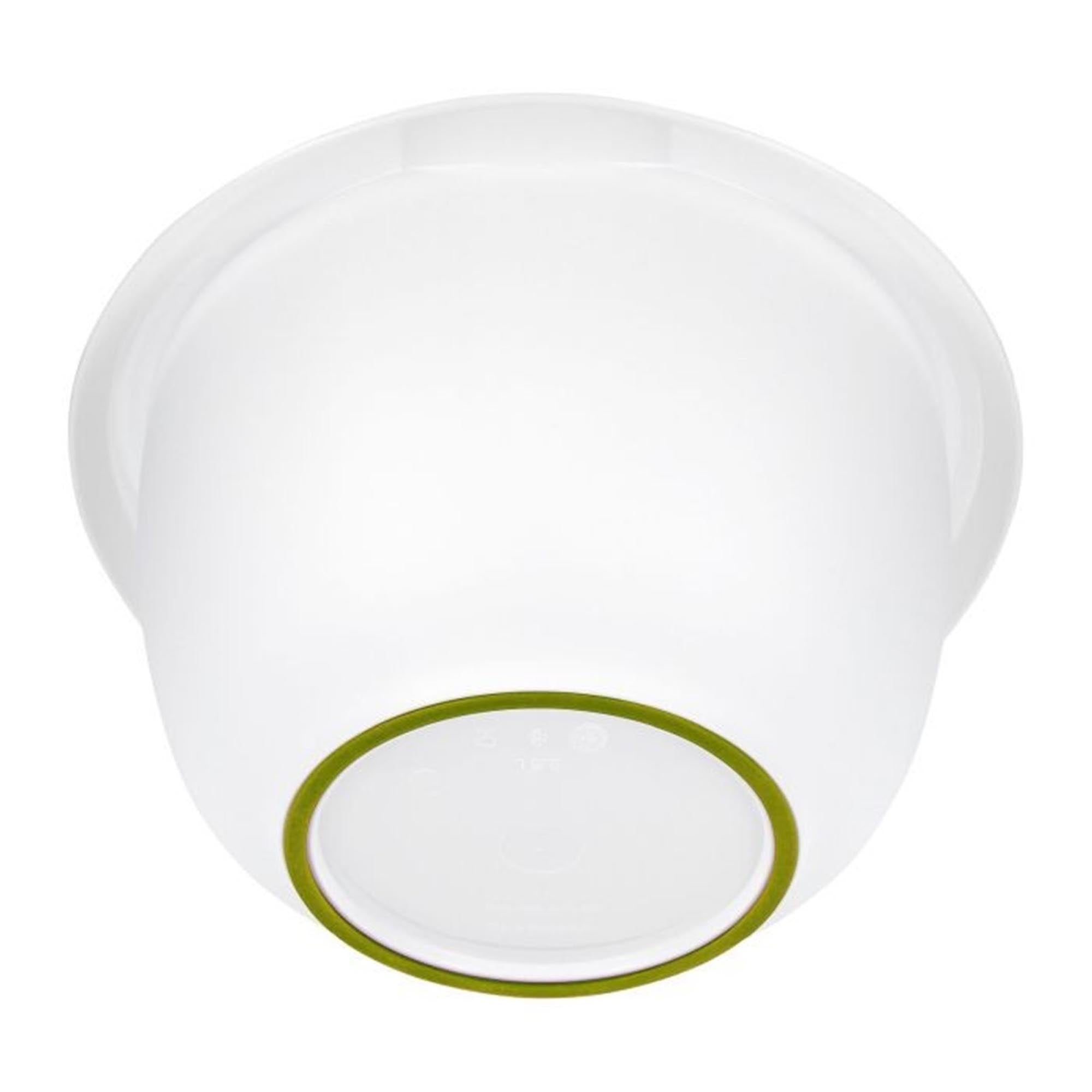 Rührschüssel mit Spritzschutz, apfelgrün, 25x24x14cm, 2.5 l