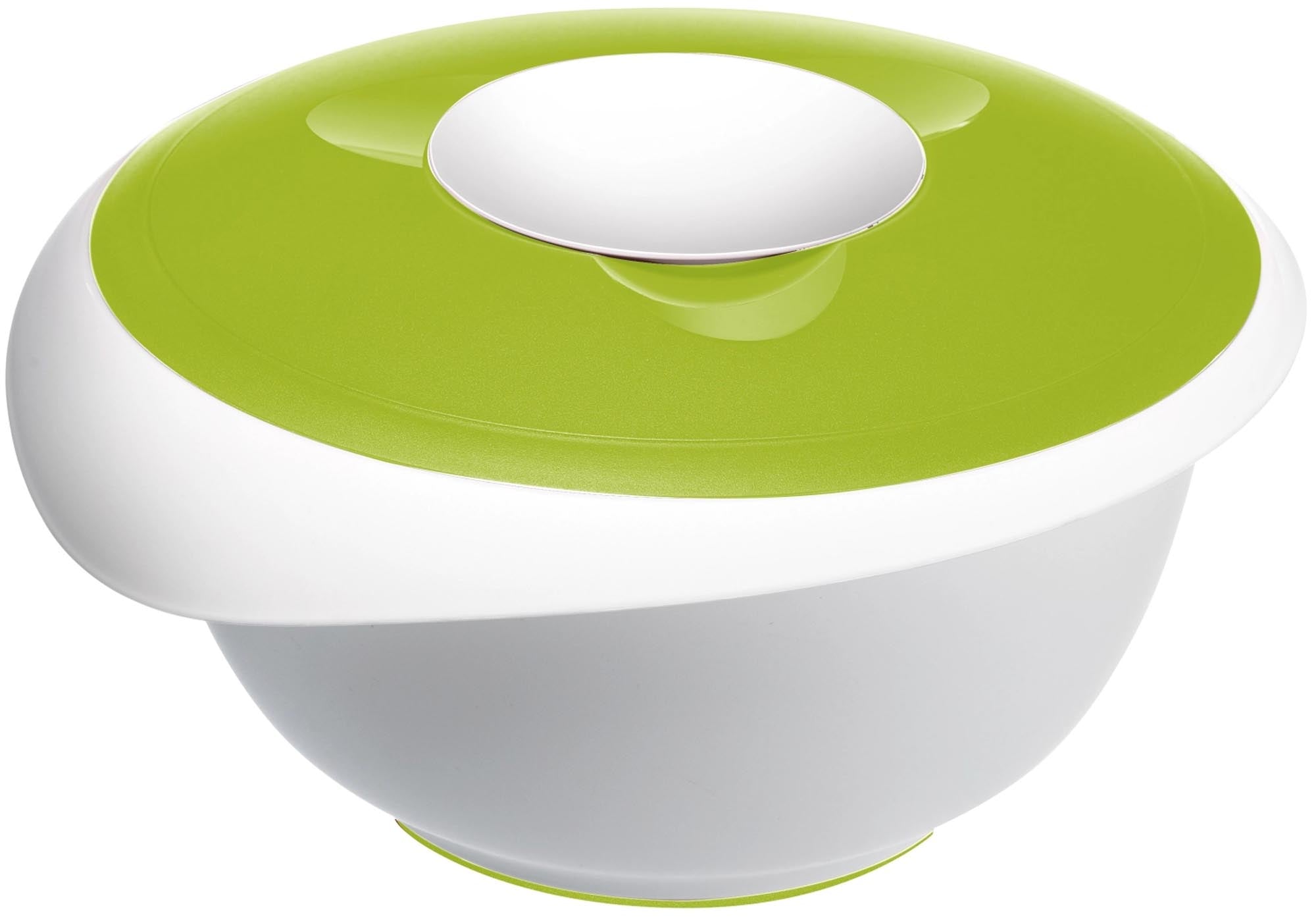 Rührschüssel mit Spritzschutz, apfelgrün, 28.5x27x14cm, 3 l
