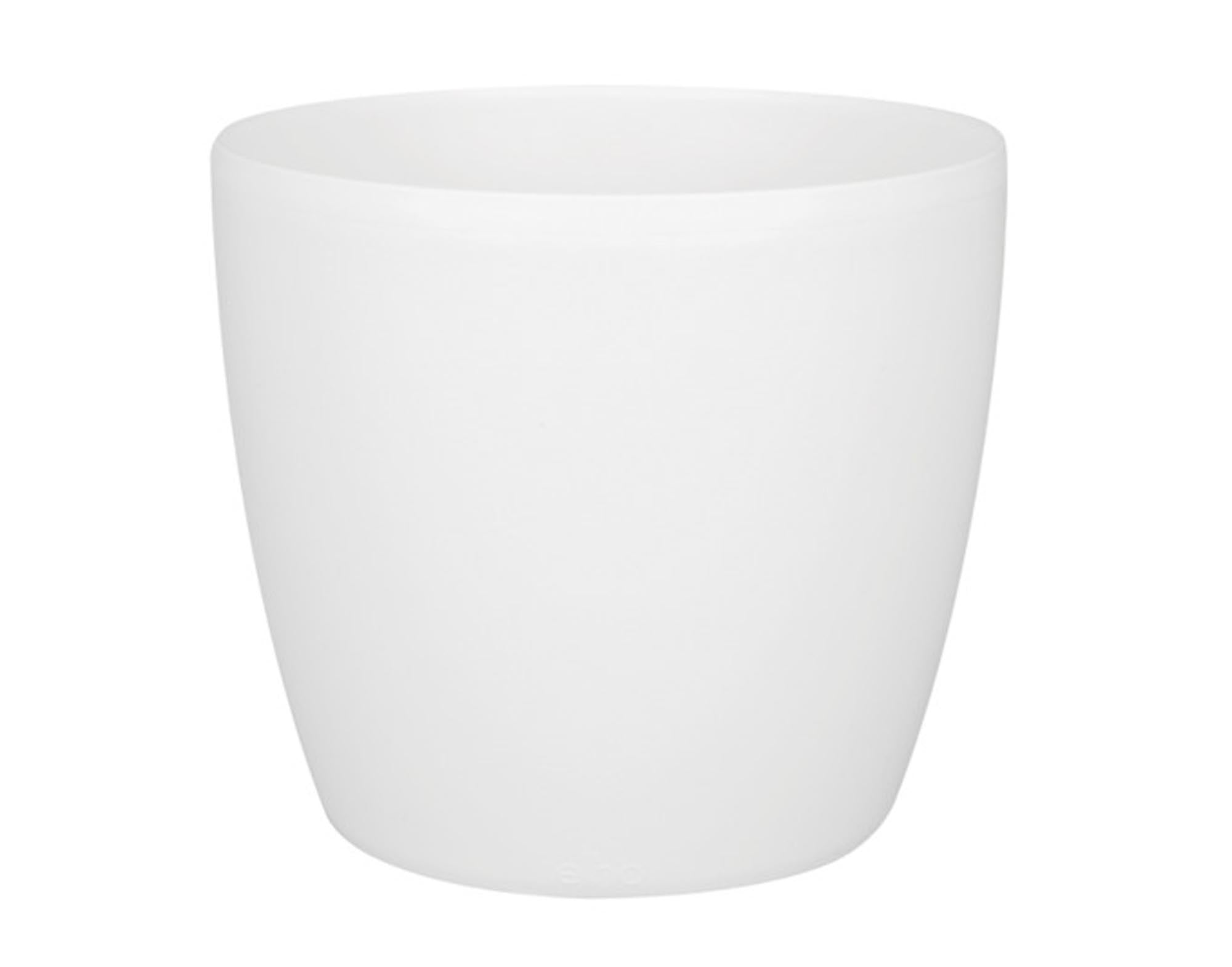 ELHO Pflanzengefäss Brussels weiss ø 18x17cm in  präsentiert im Onlineshop von KAQTU Design AG. Pflanzentopf Outdoor ist von ELHO