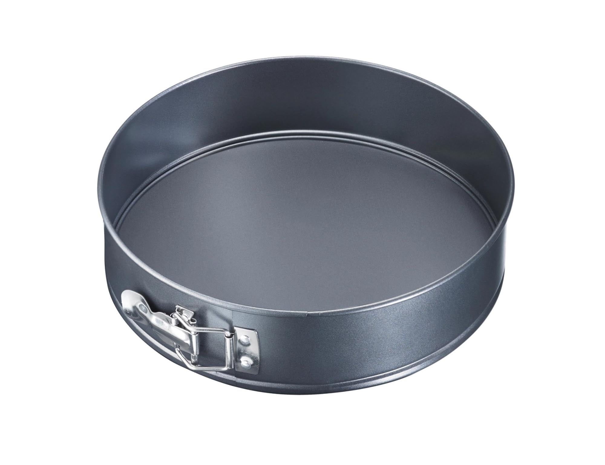 Backklassiker Springform D28cm, 1 Boden, Antihaft in Grau präsentiert im Onlineshop von KAQTU Design AG. Backform / Backblech ist von Westmark
