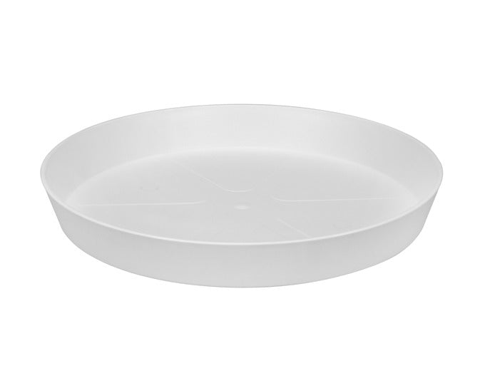 ELHO Untersetzer Loft Urban rund weiss ø 28 cm in  präsentiert im Onlineshop von KAQTU Design AG. Pflanzentopfzubehör ist von ELHO