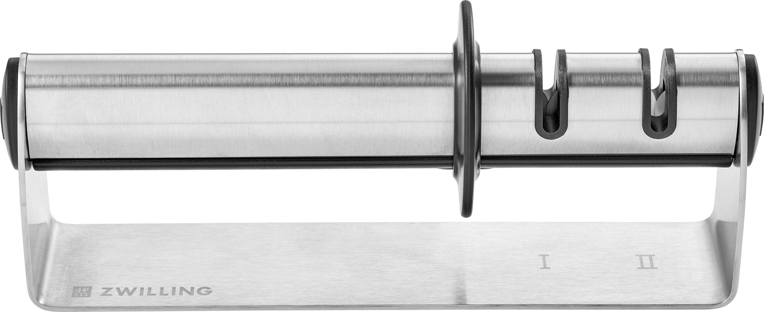 Der TWINSHARP Select Messerschärfer von Zwilling sorgt für müheloses und präzises Schärfen Ihrer Messer für optimale Schneidleistung.