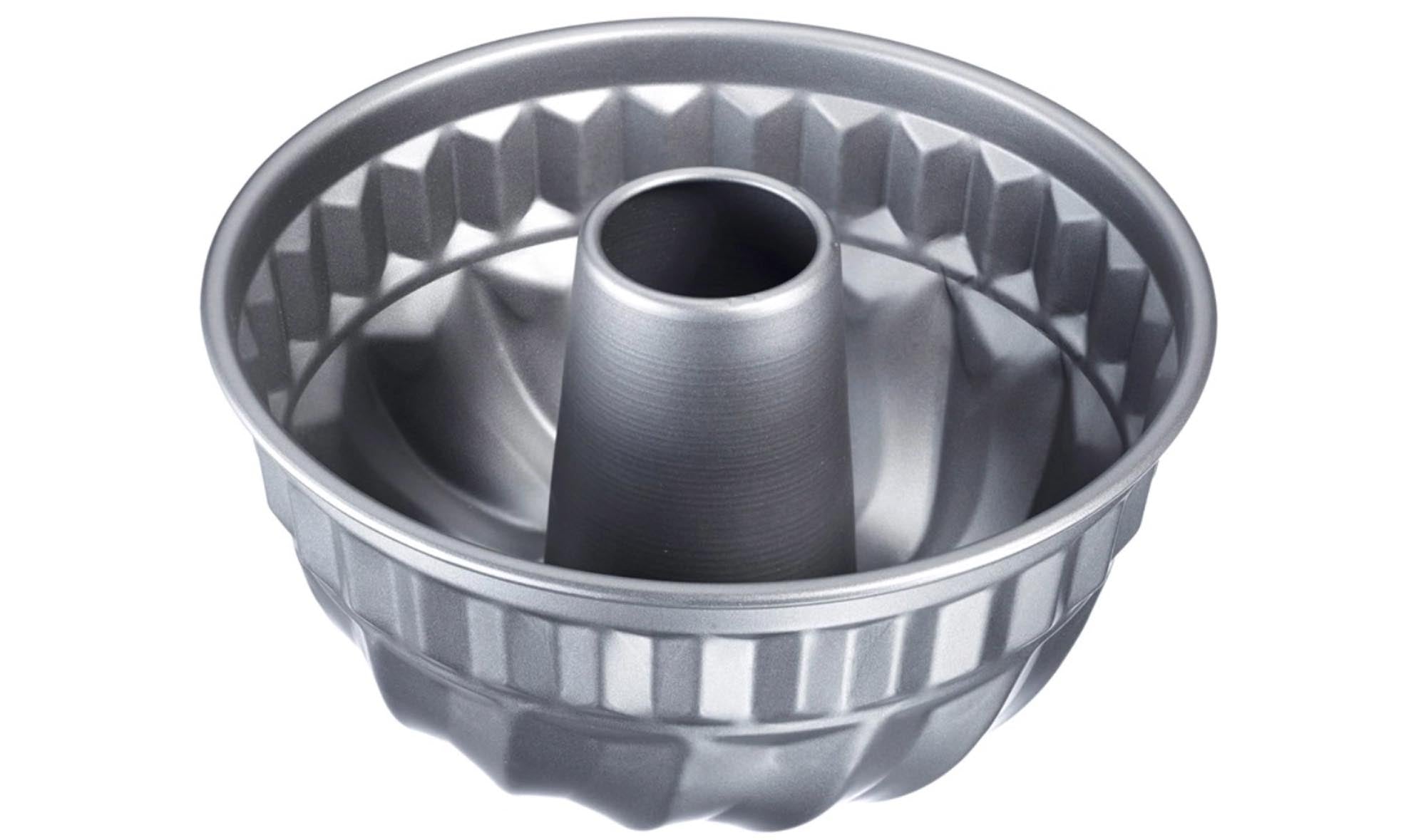 Backmeister Gugelhupfform D22cm, Antihaft in Silber präsentiert im Onlineshop von KAQTU Design AG. Backform / Backblech ist von Westmark