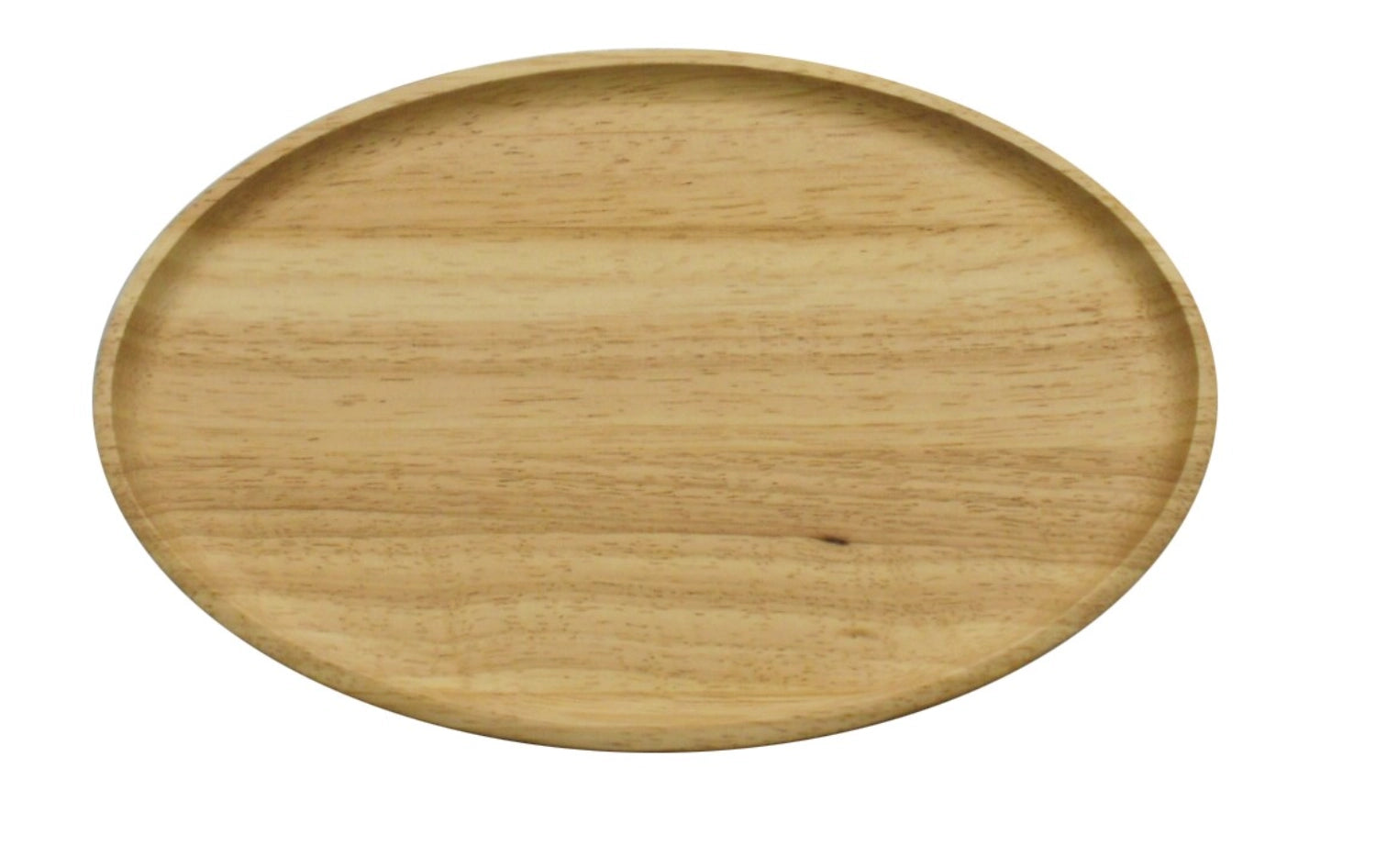 Gummibaum Tablett oval, 23.5x15.5x1.2cm in Braun präsentiert im Onlineshop von KAQTU Design AG. Tablett ist von Continenta