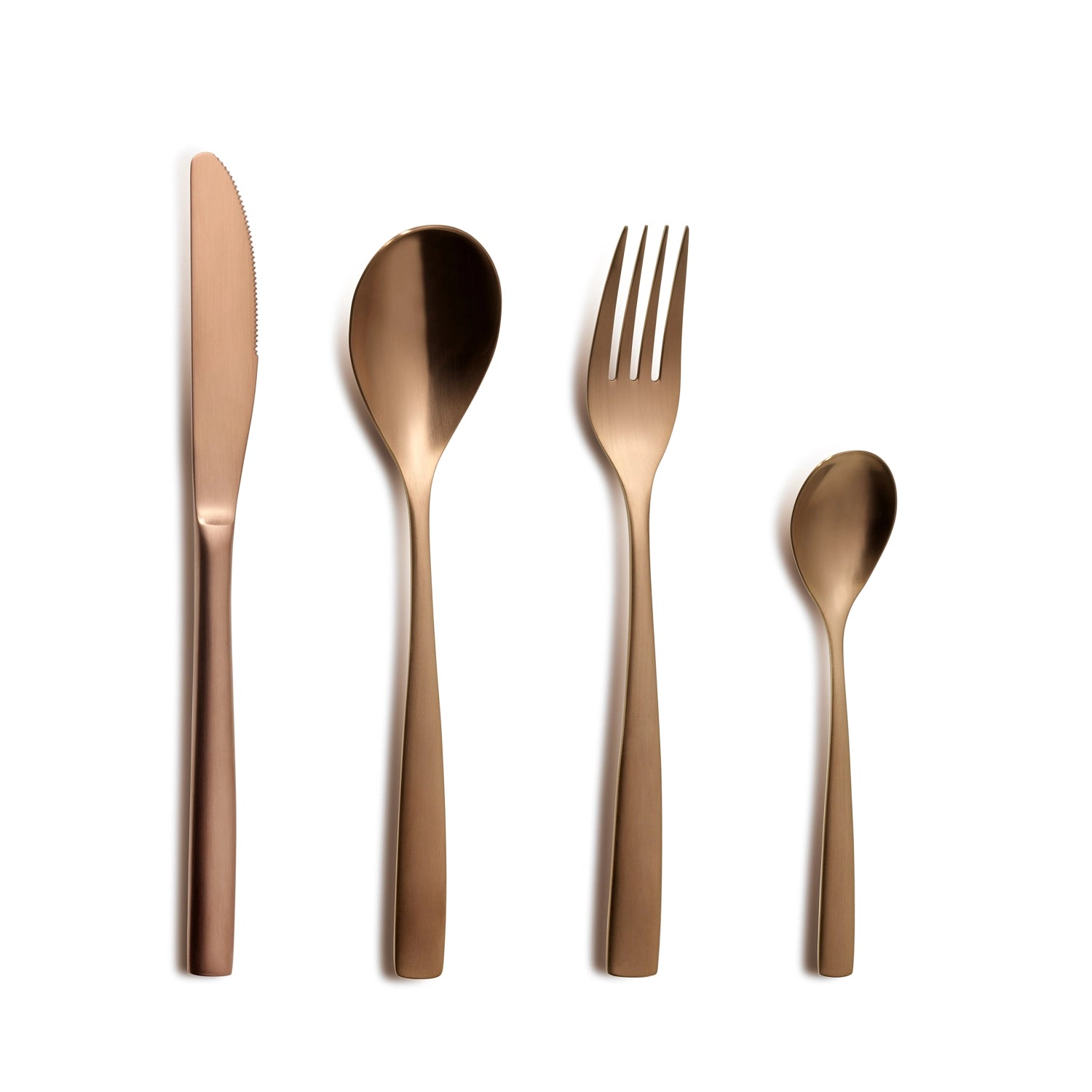 Barcelona dessert spoon 18/0 matt copper
