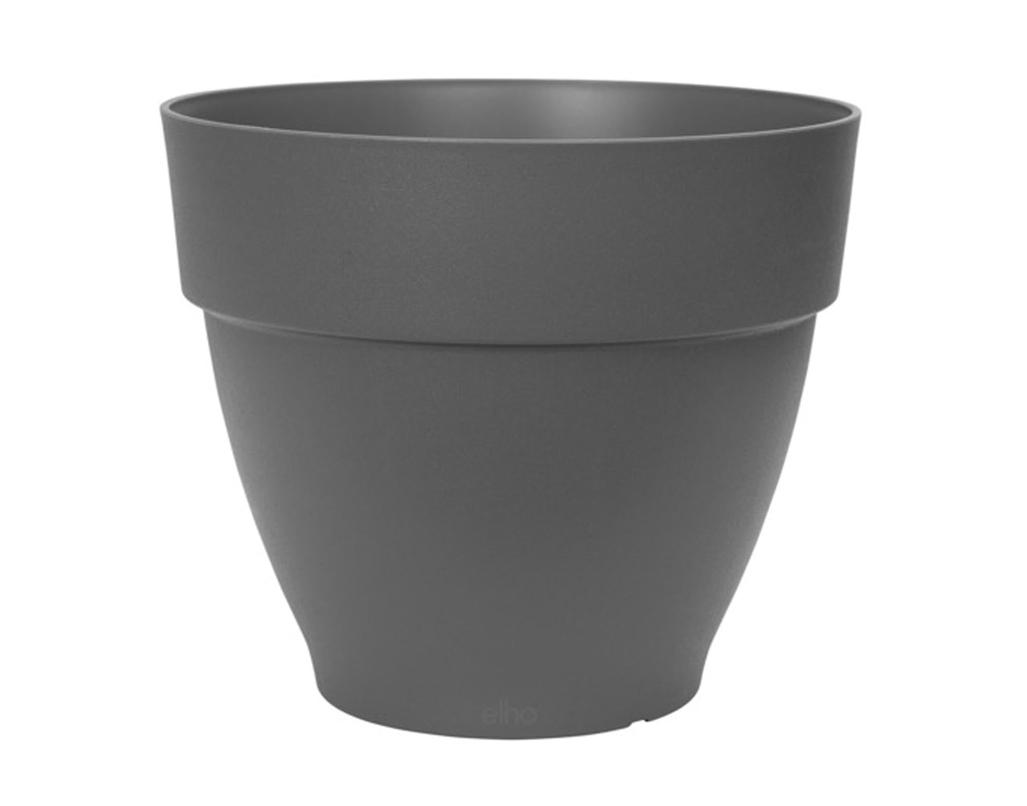ELHO Pflanzengefäss Vibia Campana rund anthrazit ø 39 cm in  präsentiert im Onlineshop von KAQTU Design AG. Pflanzentopf Outdoor ist von ELHO