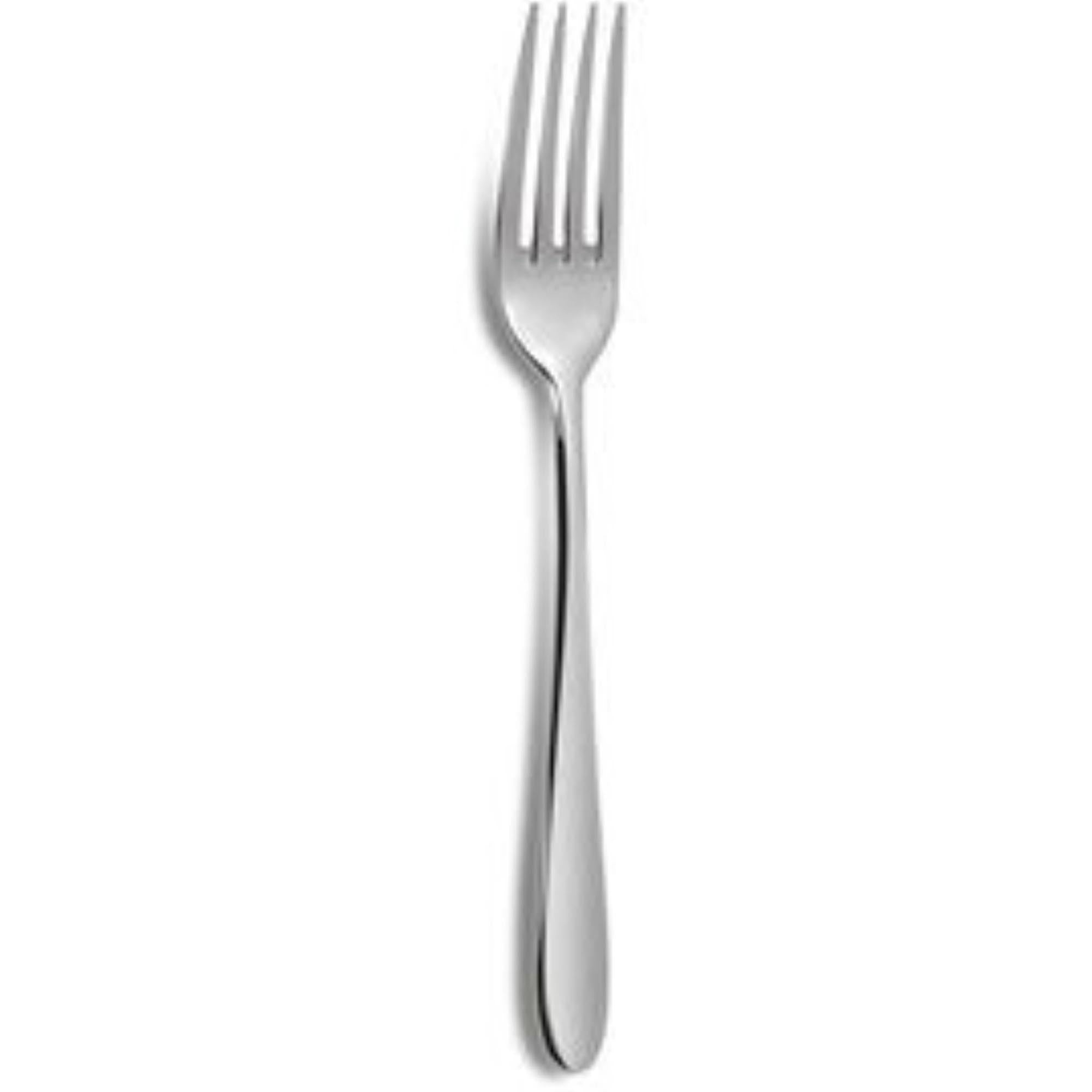 Q7 Tulip Tafelgabel in Silber präsentiert im Onlineshop von KAQTU Design AG. Besteck ist von Comas