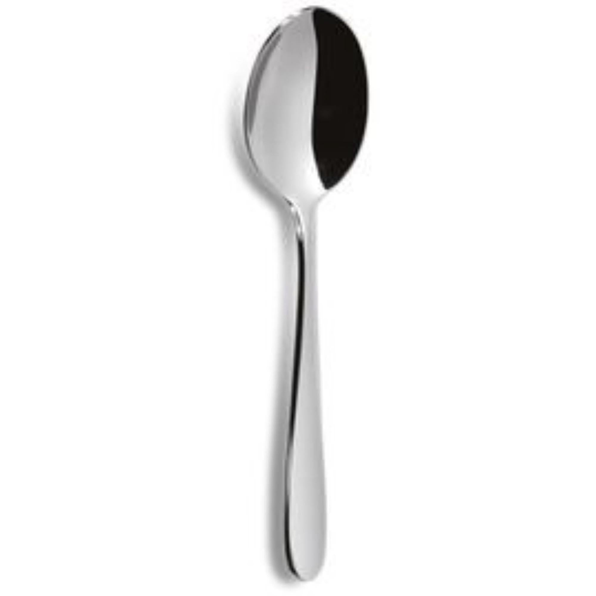 Q7 Tulip Kaffeelöffel in Silber präsentiert im Onlineshop von KAQTU Design AG. Besteck ist von Comas