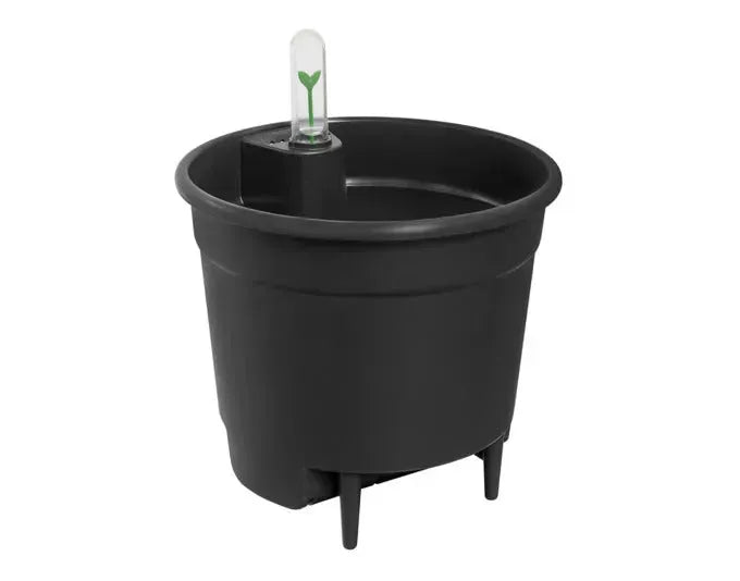 ELHO Selbstbewässerungssystem living black 24 cm in  präsentiert im Onlineshop von KAQTU Design AG. Pflanzentopf Outdoor ist von ELHO