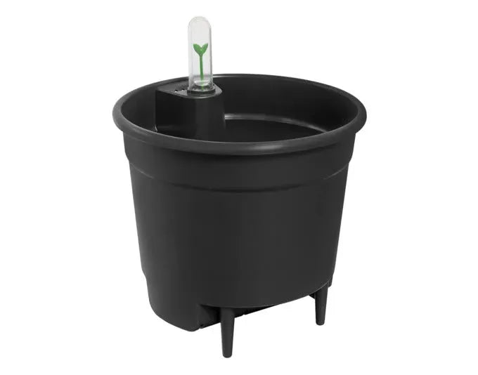 ELHO Selbstbewässerungssystem living black 28 cm in  präsentiert im Onlineshop von KAQTU Design AG. Pflanzentopf Outdoor ist von ELHO