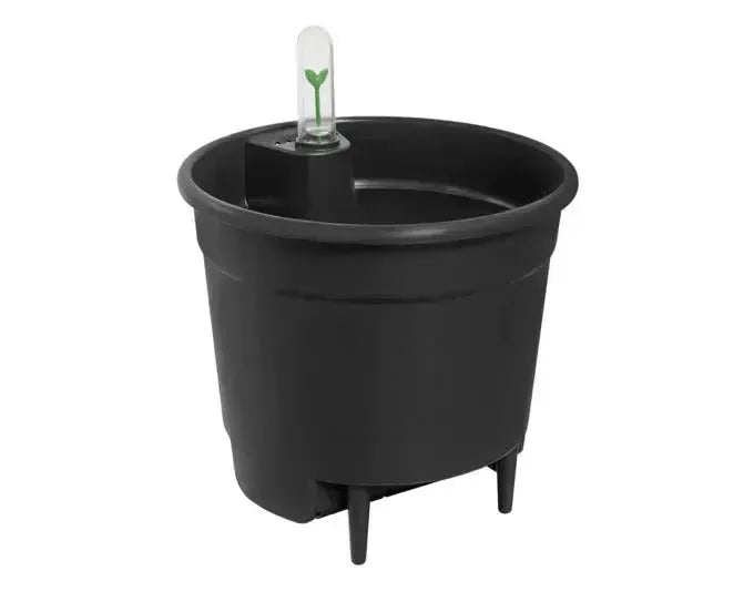 ELHO Selbstbewässerungssystem living black 28 cm in  präsentiert im Onlineshop von KAQTU Design AG. Pflanzentopf Outdoor ist von ELHO
