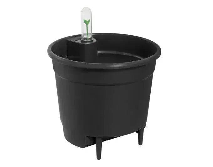ELHO Selbstbewässerungssystem living black 44 cm in  präsentiert im Onlineshop von KAQTU Design AG. Pflanzentopf Outdoor ist von ELHO