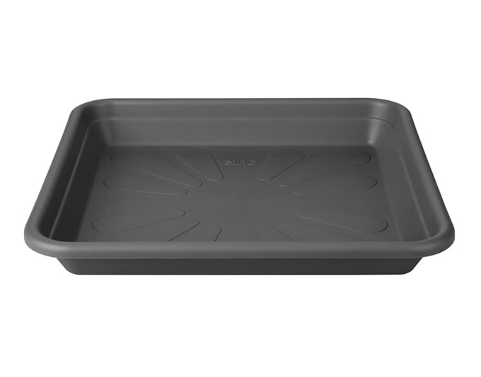 ELHO Untersetzer Universal quadrat anthrazit 30x30x5 cm in  präsentiert im Onlineshop von KAQTU Design AG. Pflanzentopfzubehör ist von ELHO