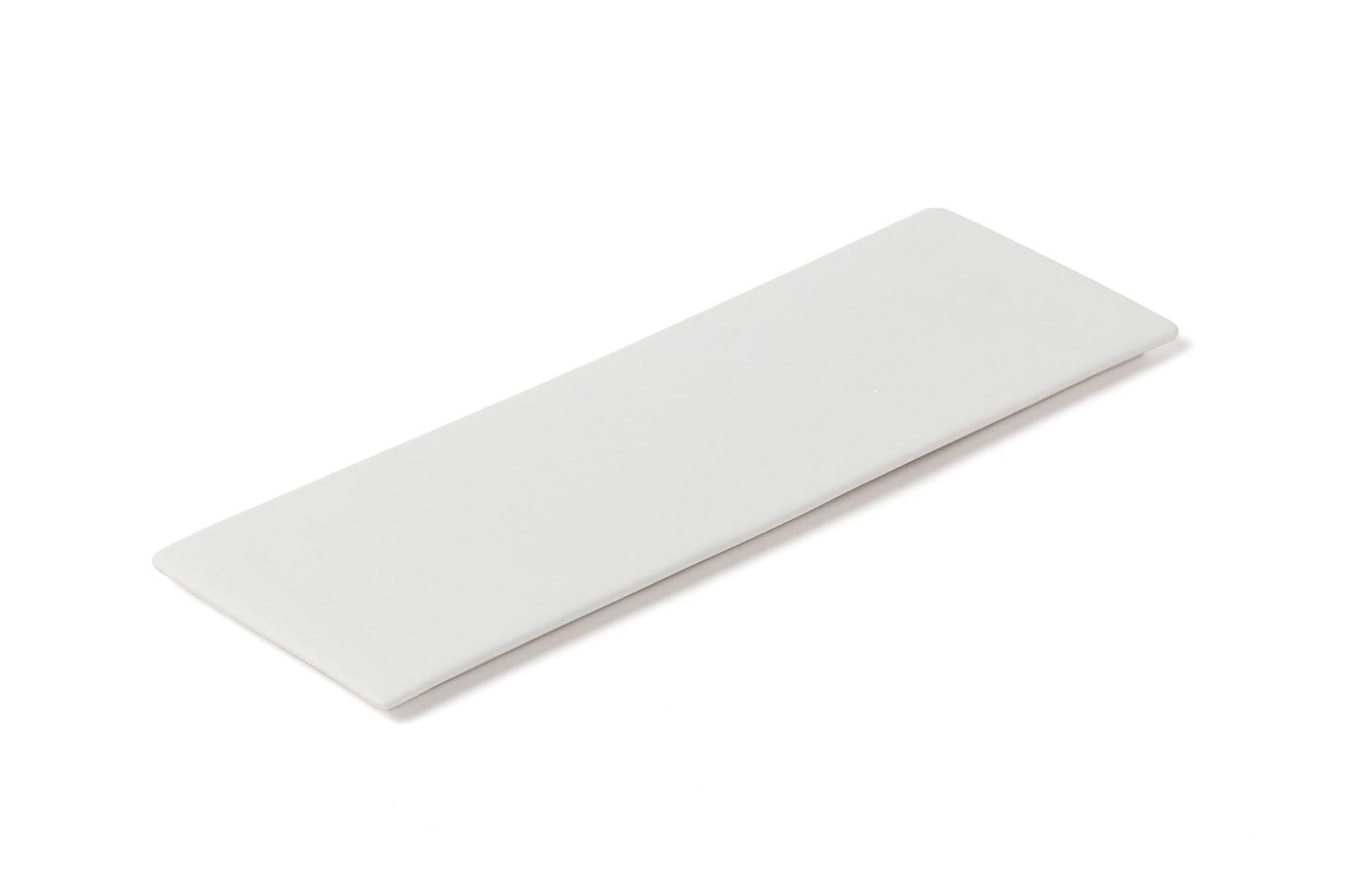 Lab 18/10 Porzellantablett, einfach, weiss in Weiss präsentiert im Onlineshop von KAQTU Design AG. Tablett ist von Comas