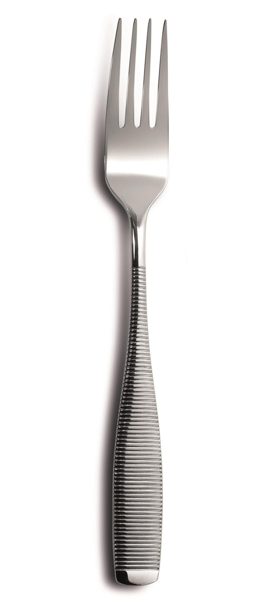 Fleur de Lys Q21 18/10 Tafelgabel in Silber präsentiert im Onlineshop von KAQTU Design AG. Besteck ist von Comas